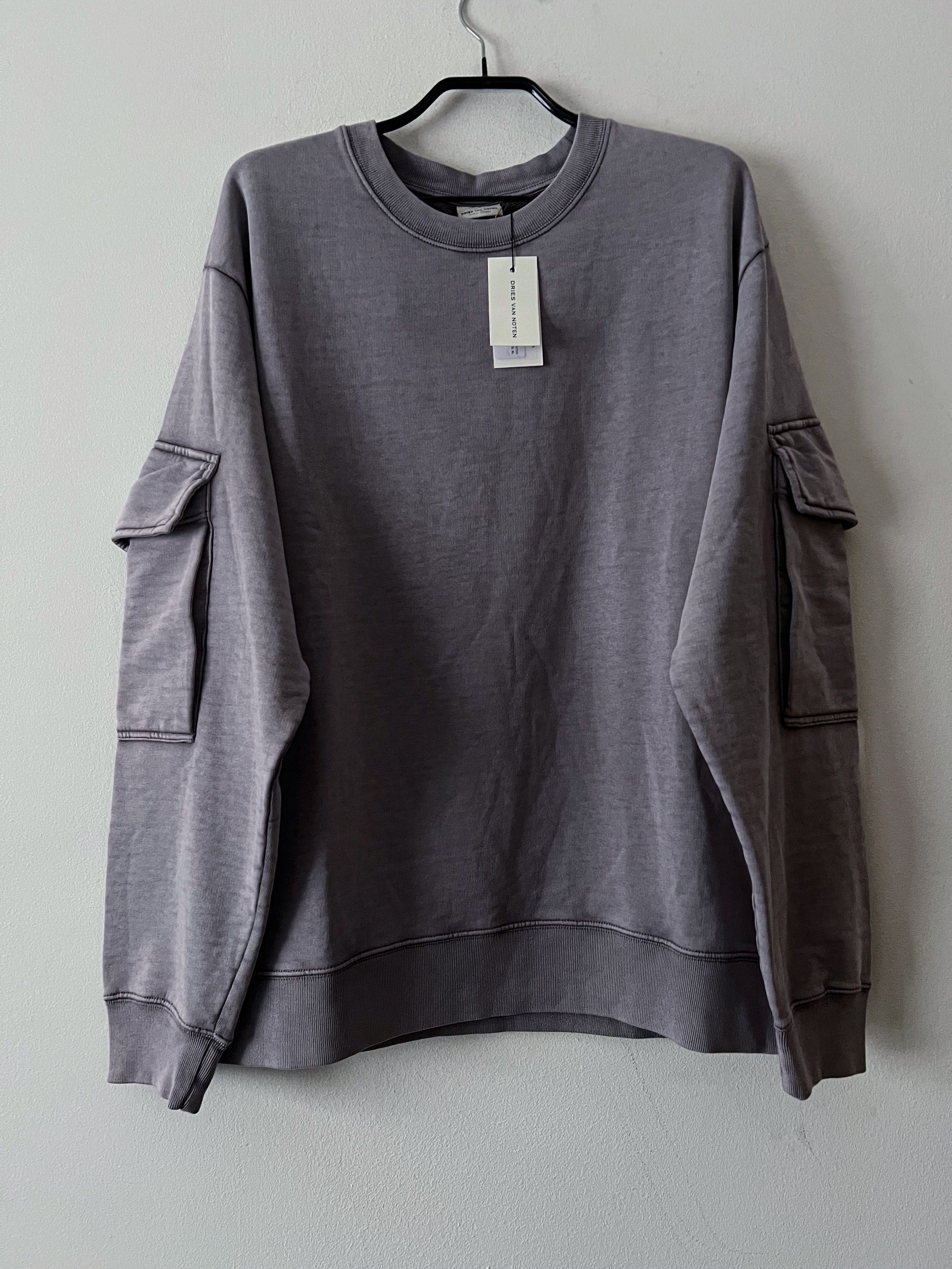 Dries Van Noten Dries Van Noten Sweatshirt Jersey Faded Size US XL / EU 56 / 4 - 1 Thumbnail