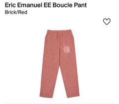 Eric Emanuel EE Boucle Sweats Purple/Orange