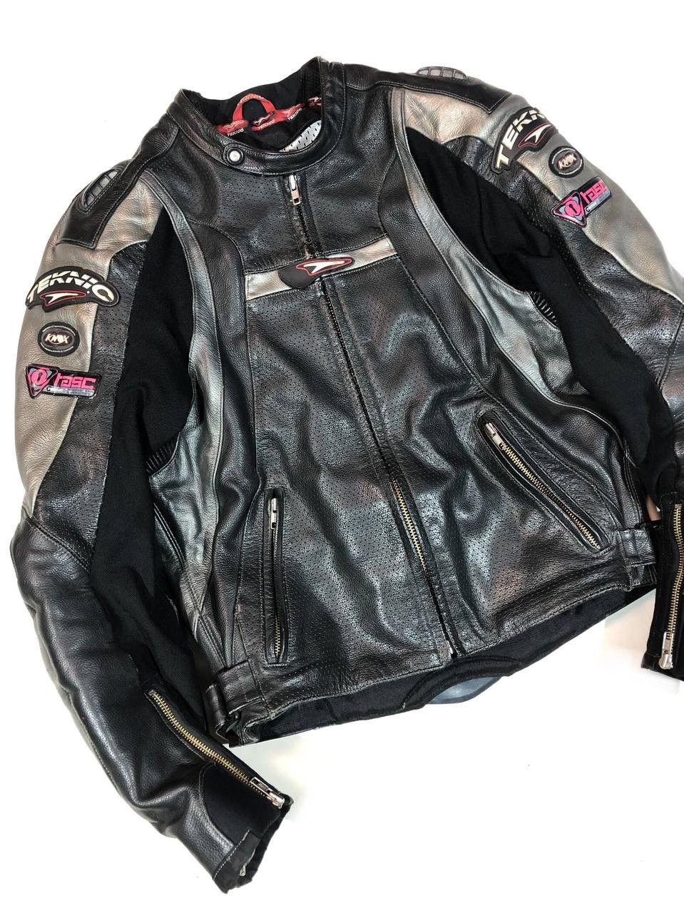 Other Teknic Leather Moto Racing Jacket Size US M / EU 48-50 / 2 - 4 Thumbnail