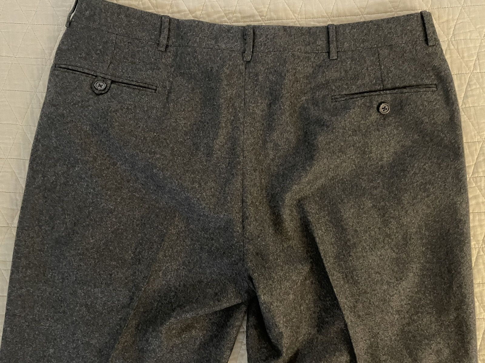 Polo Ralph Lauren × Vintage Flat Front Wool Flannel 'Preston' Trouser Size US 40 / EU 56 - 8 Thumbnail
