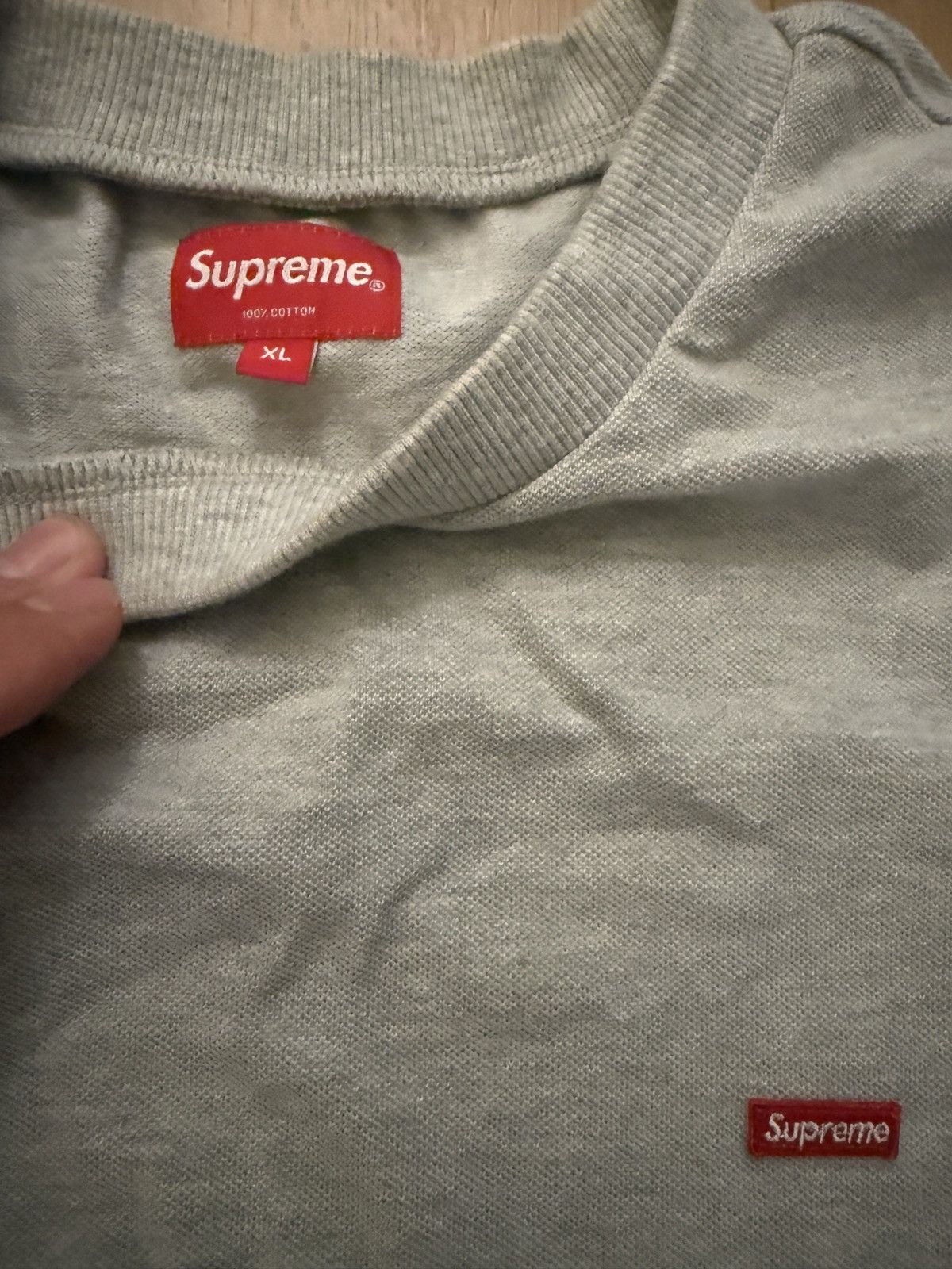 Supreme Supreme small box logo L/S knit XL Size US XL / EU 56 / 4 - 2 Thumbnail