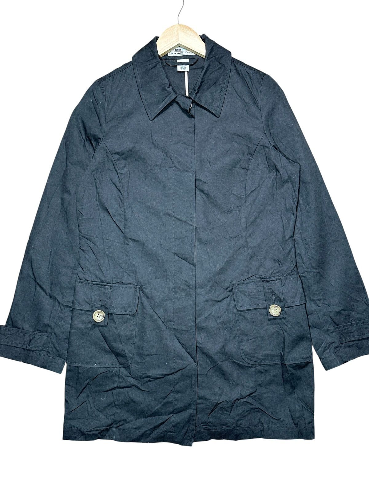 Old Navy Old Navy collared cotton trench coat Size US M / EU 48-50 / 2 - 2 Thumbnail