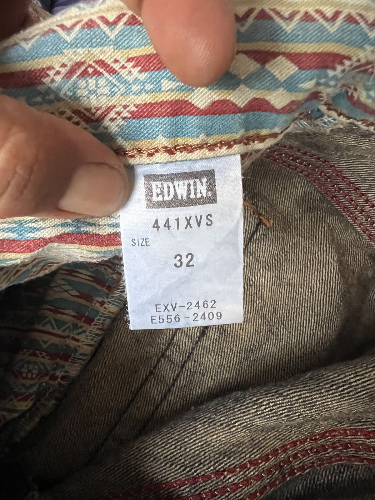 Edwin 🔥Flared Edwin Exclusive Vintage Distressed Denim Size US 33 - 17 Thumbnail