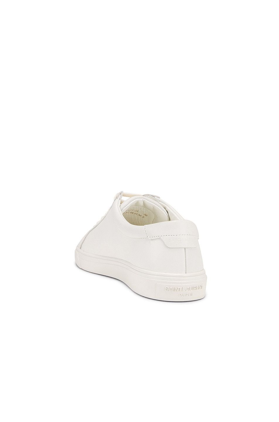 Saint Laurent Paris o1bcso1str1225 Andy Sneakers In Leather in White Size US 11 / IT 41 - 3 Thumbnail