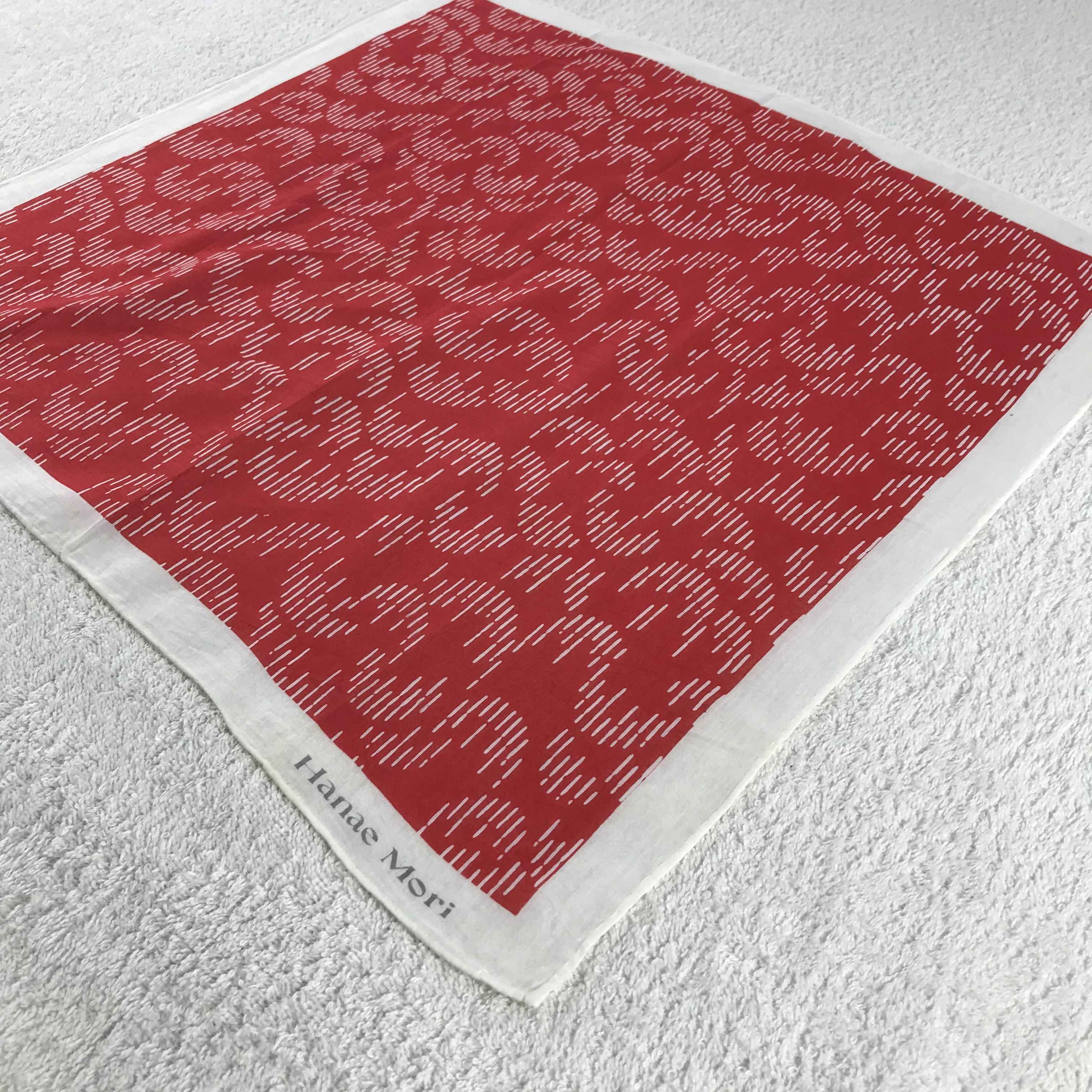Hanae Mori × Vintage Hanae Mori Bandana / Handkerchief / Neckerchief - S142 Size ONE SIZE - 2 Thumbnail