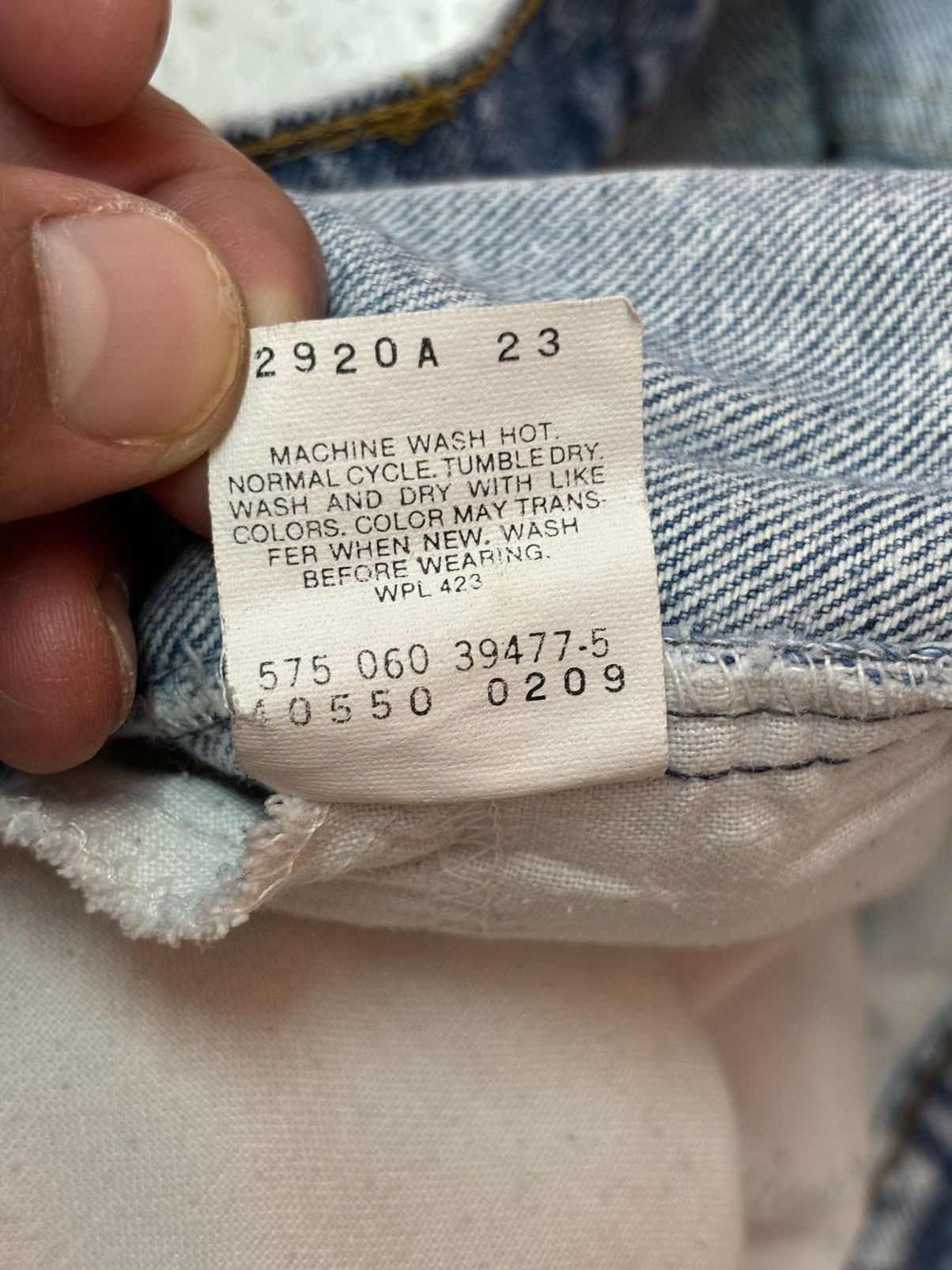 Levi's × Levi's Vintage Clothing × Vintage ***FINAL DROP***RARE 80s LEVIS ORANGE TAB ACID WASH 40 Size US 40 / EU 56 - 12 Thumbnail