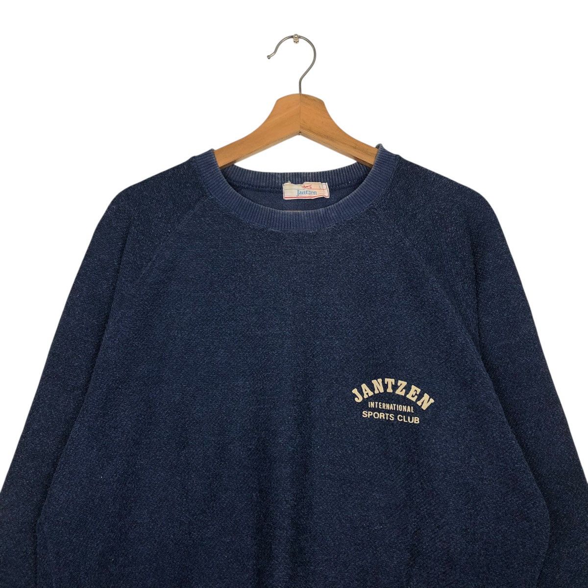 Jantzen 🔥VINTAGE TOP SWEATSHIRT CREWNECK JANTZEN SPELL OUT Size US L / EU 52-54 / 3 - 5 Thumbnail