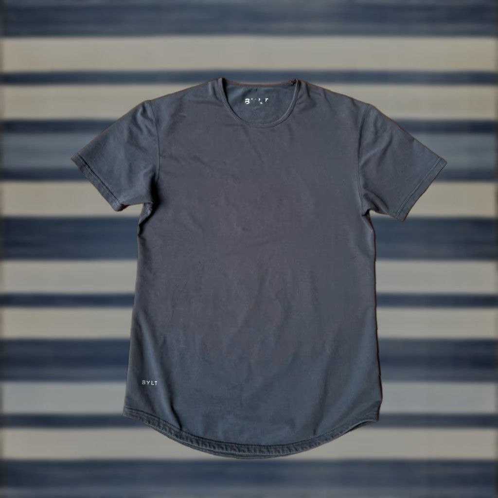 Asics BYLT Pulse Drop-Cut Shirt Men's L Black Crew Neck Tee Premium Basics Tee Size US L / EU 52-54 / 3 - 1 Thumbnail
