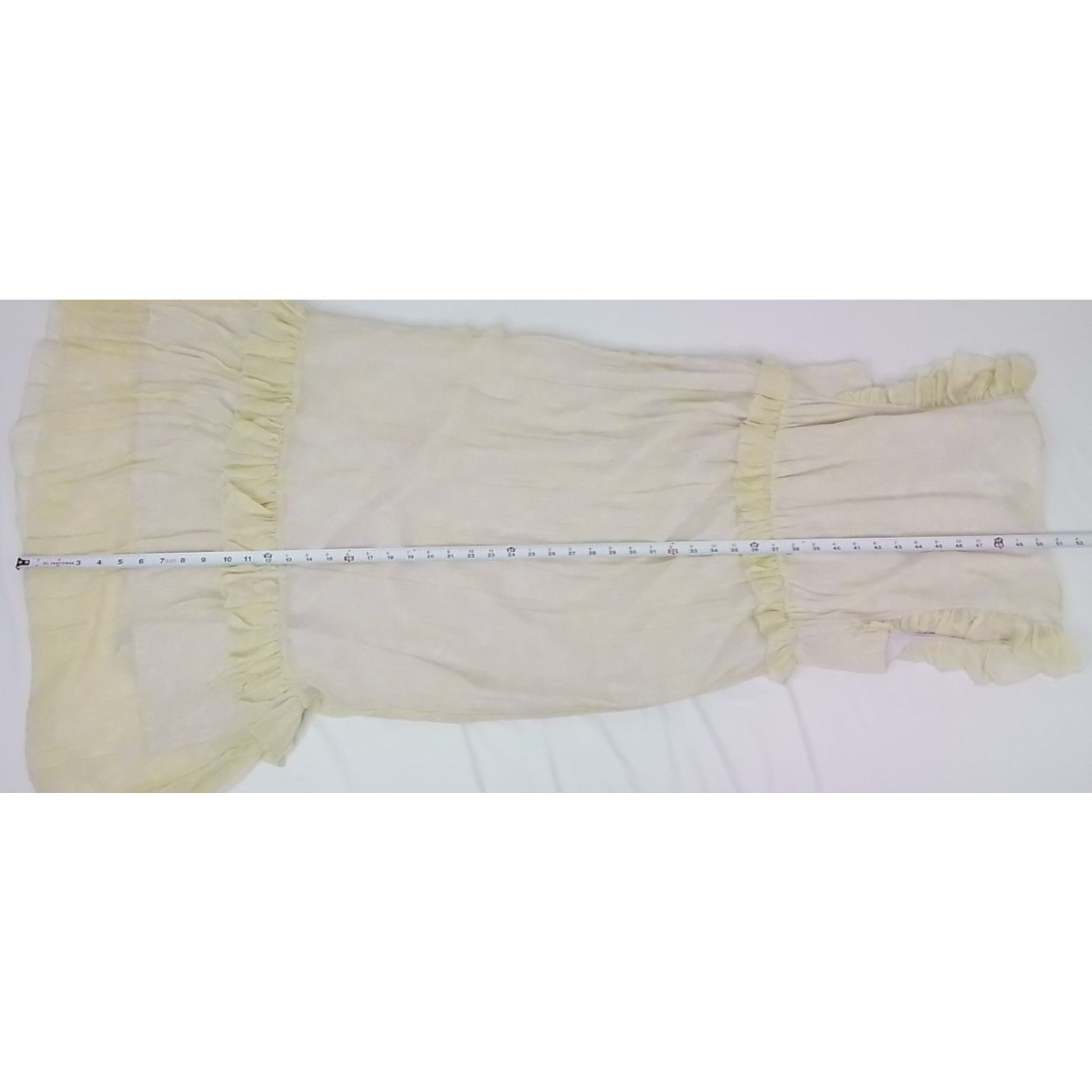 Other Hatch Maxi Dress Women's Size 1 Floral Ruched Yellow Pink Size XS / US 0-2 / IT 36-38 - 11 Thumbnail