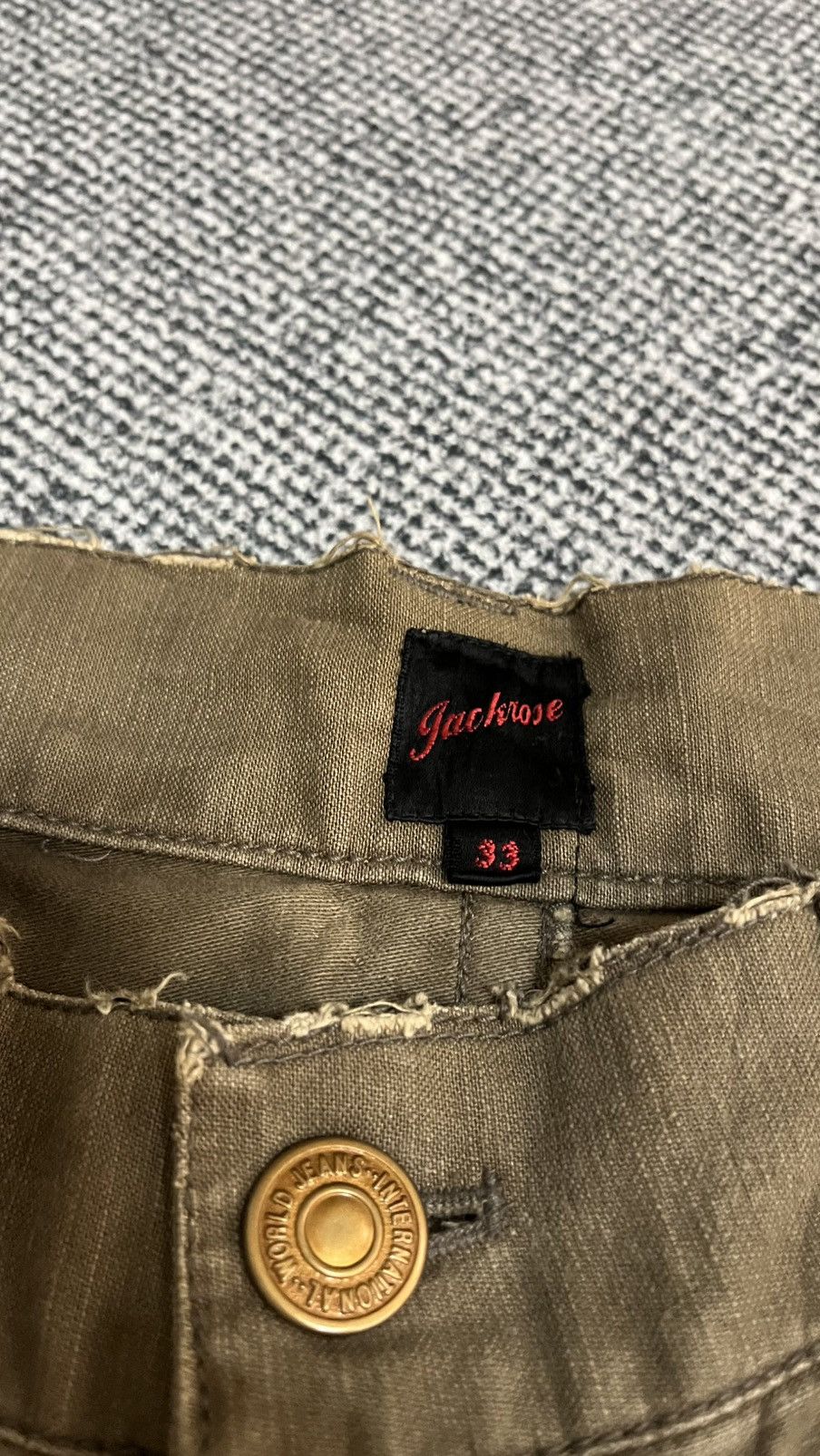 JACKROSE Vintage Jackrose Cargo Flare Pants size 34 inch Size US 34 / EU 50 - 12 Thumbnail