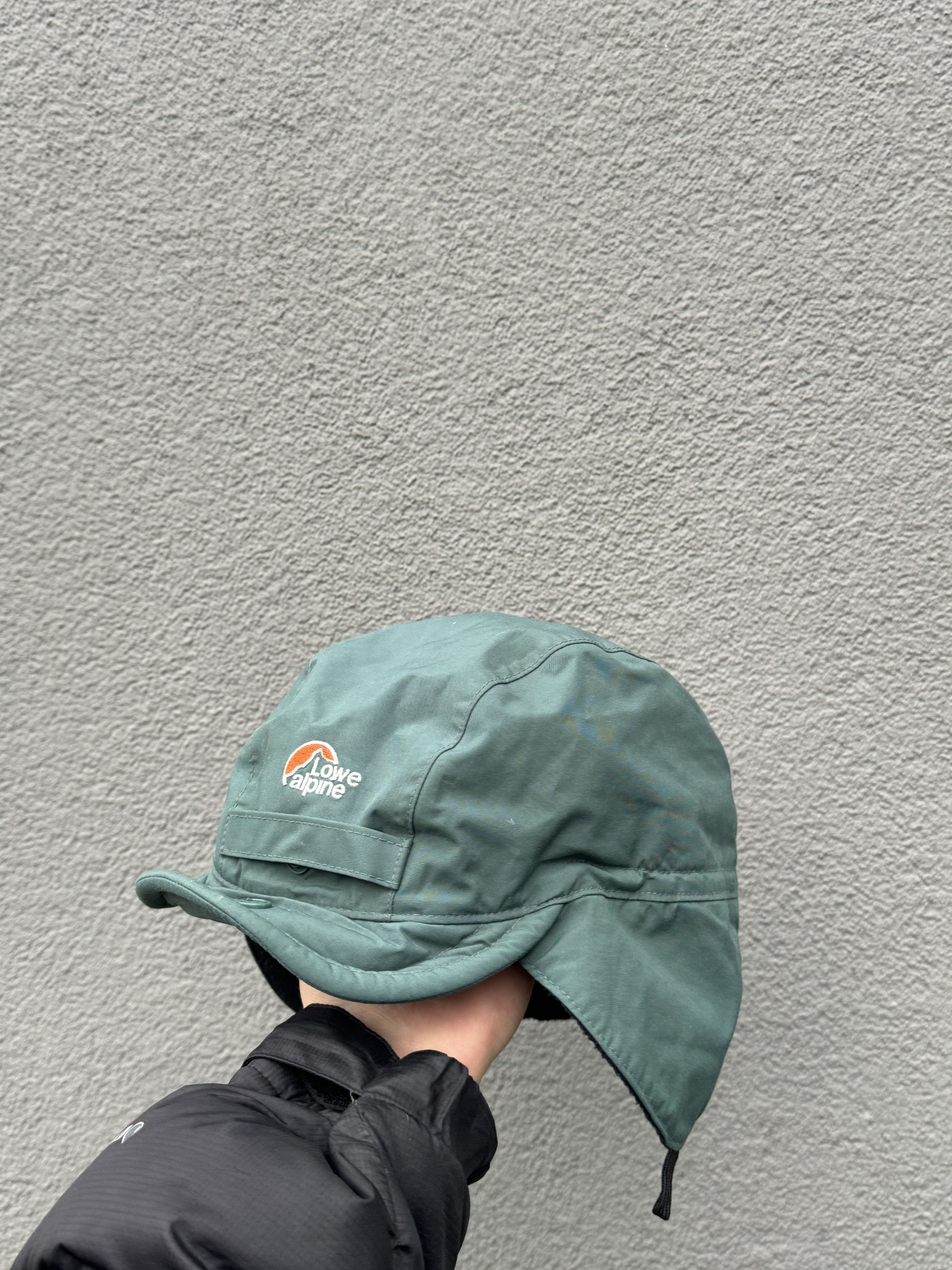Vintage Vintage LOWE ALPINE Tracking Fleece Cap Green Size ONE SIZE - 4 Thumbnail
