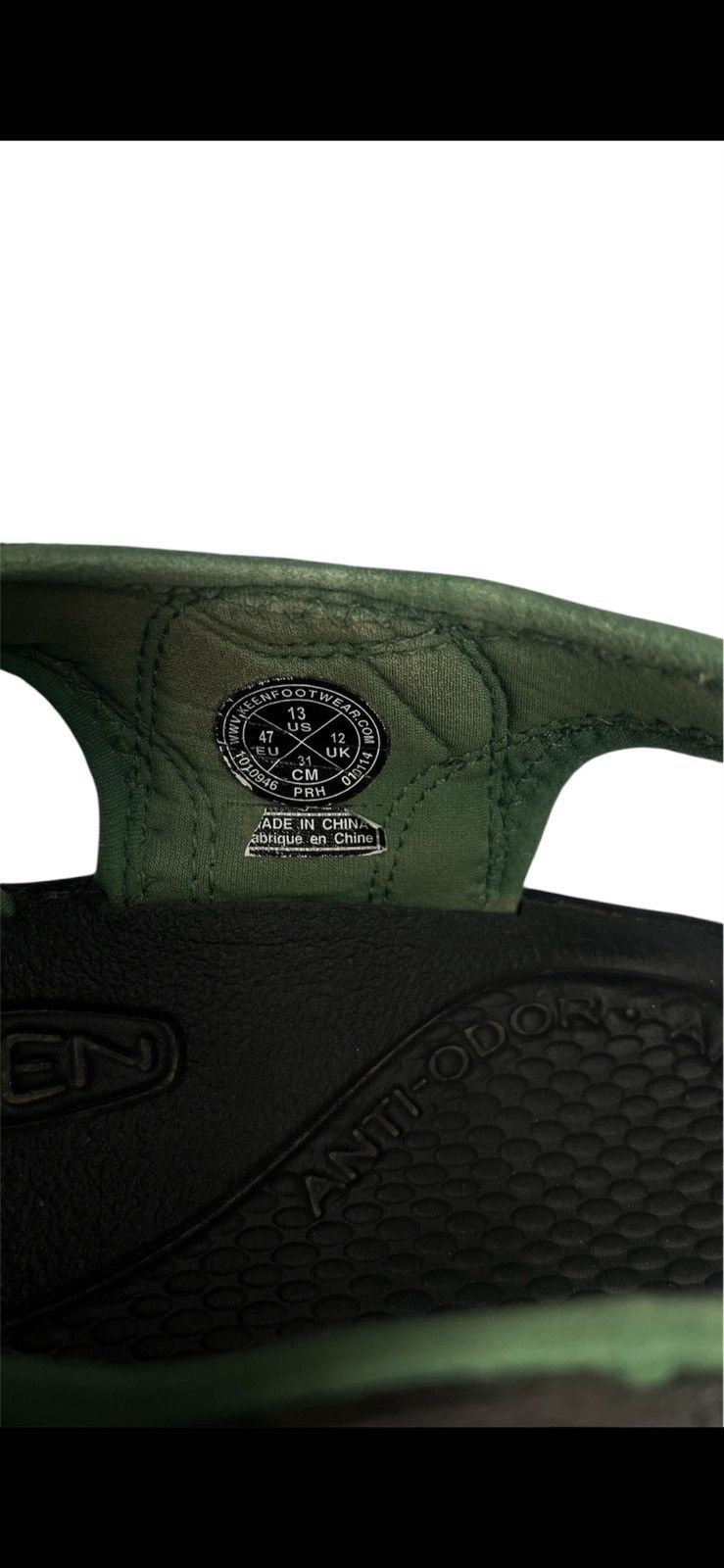 KEEN Keen Black and Green Outdoor Sandals Size US 13 / EU 46 - 6 Thumbnail