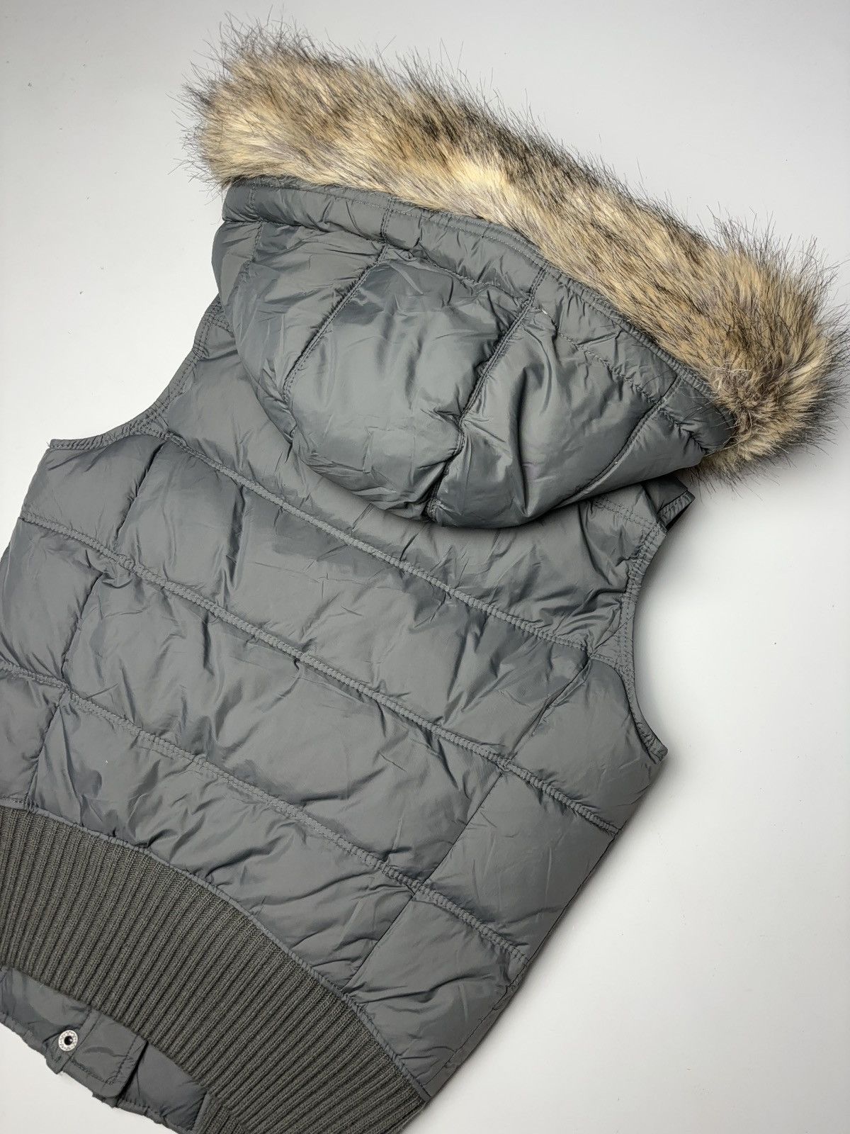 Abercrombie & Fitch × Vintage Abercrombie fitch vintage faux fur winter down vest Size M / US 6-8 / IT 42-44 - 16 Thumbnail