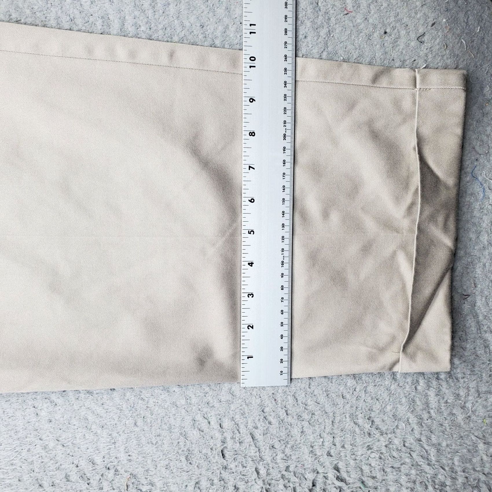 Joseph Joseph & Feiss Mens Chino Pants 40x30 Tan Pleated Low Waist Straight Leg Cuffed Shirt Size 40 Mens Size US 40 / EU 56 - 5 Thumbnail