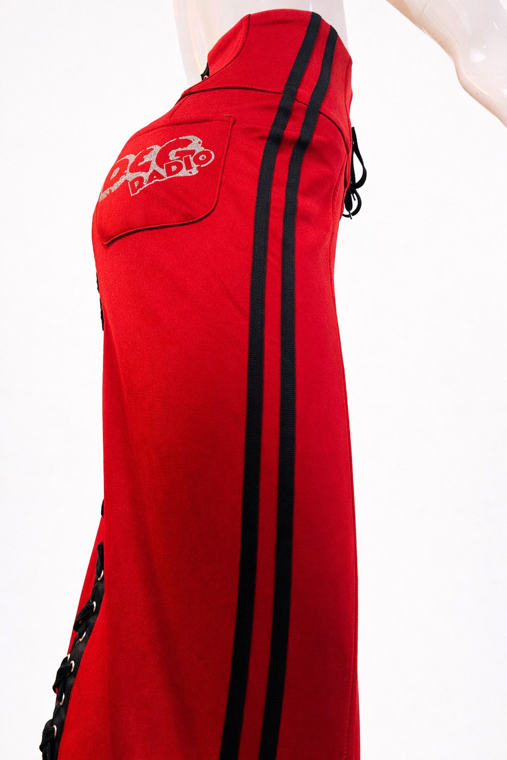 Dolce & Gabbana Dolce & Gabbana Lace Up Corset Y2K D&G Radio Logo Midi Skirt Size 25" / US 0 / IT 36 - 5 Thumbnail