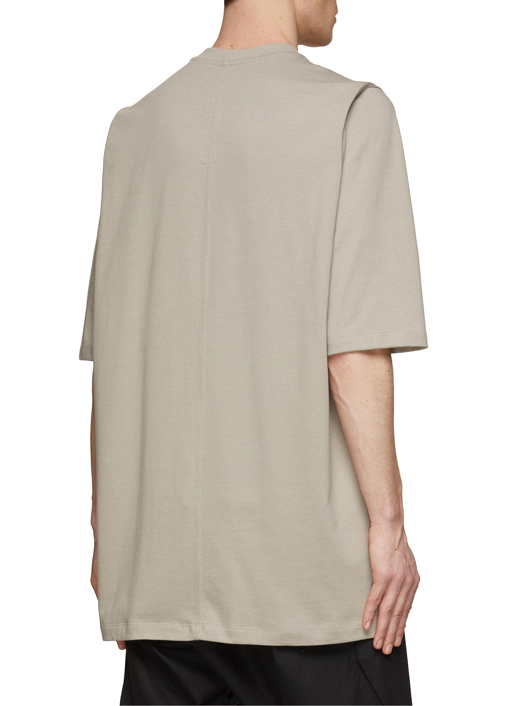 Rick Owens o1s1v1n0724 Short Sleeve T-Shirts in Grey Size US M / EU 48-50 / 2 - 3 Thumbnail