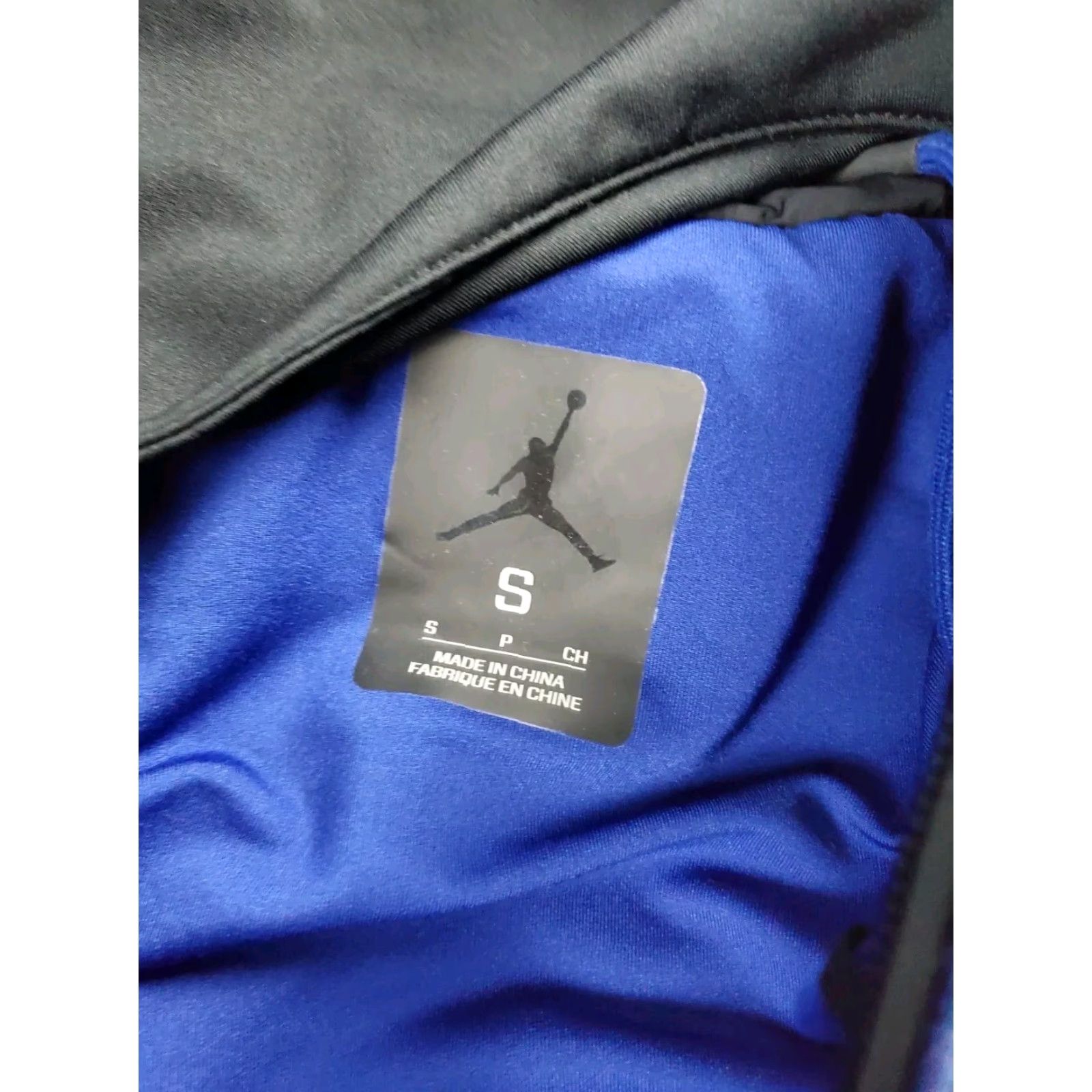 Jordan Brand Nike Air Jordan Tech Fleece Hoodie Small Mens Blue Full Zip Vented Pockets Size US S / EU 44-46 / 1 - 7 Thumbnail