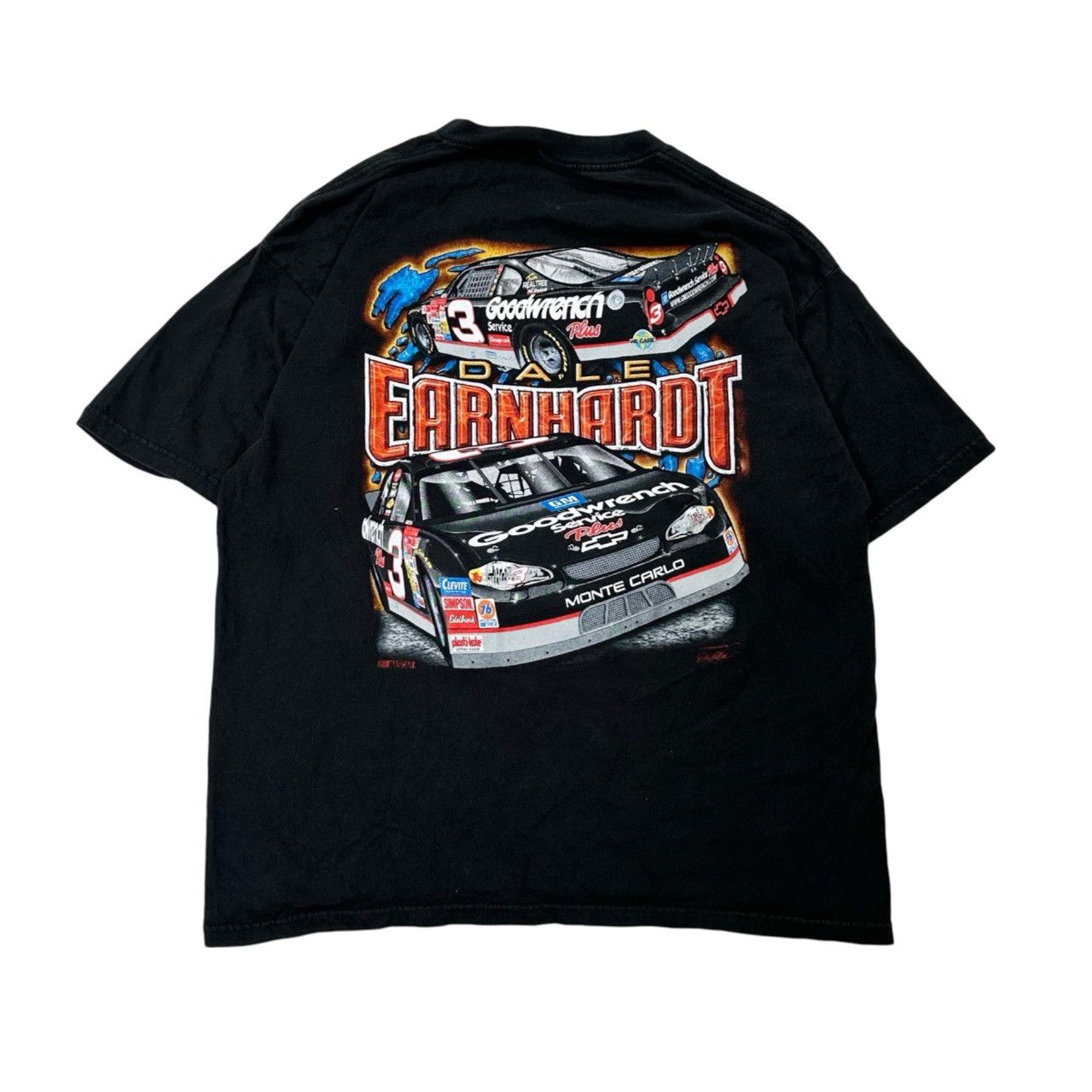 Vintage Vintage 90s Rare NASCAR Dale Earnhardt Intimidator Graphic Size US XL / EU 56 / 4 - 4 Thumbnail