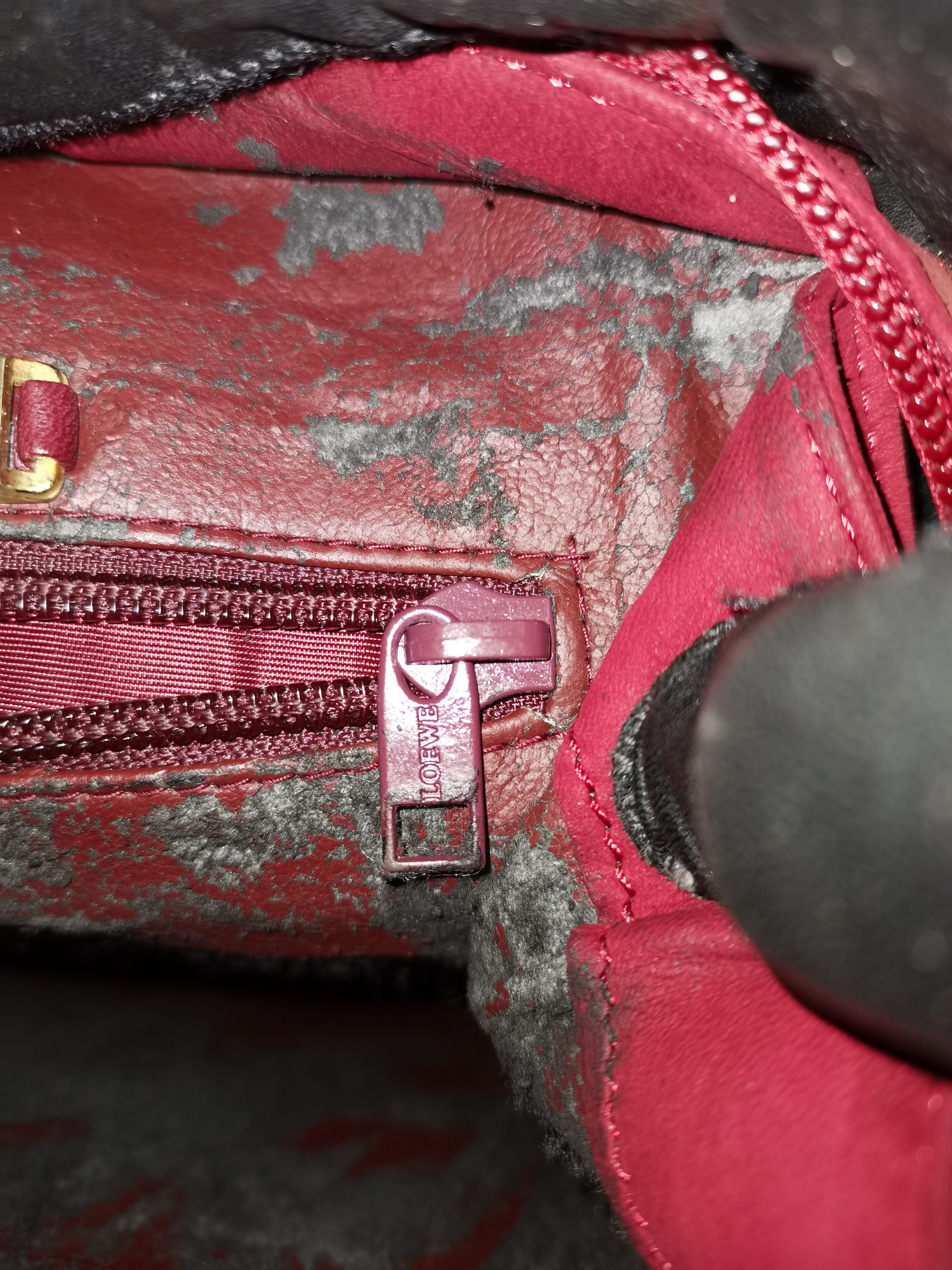 Loewe × Vintage Loewe suede shoulder vintage bag Size ONE SIZE - 14 Thumbnail
