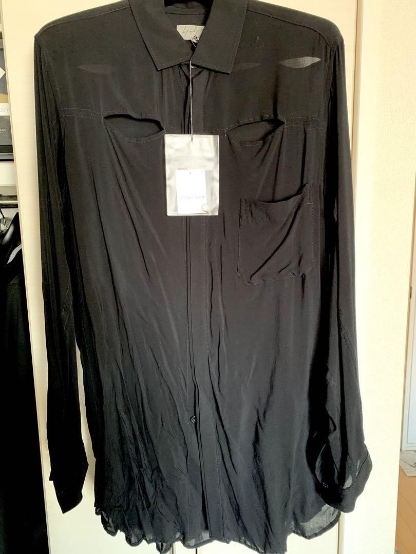 Yohji Yamamoto Yohji Yamamoto Pour Homme Long Shirt Size US M / EU 48-50 / 2 - 2 Thumbnail