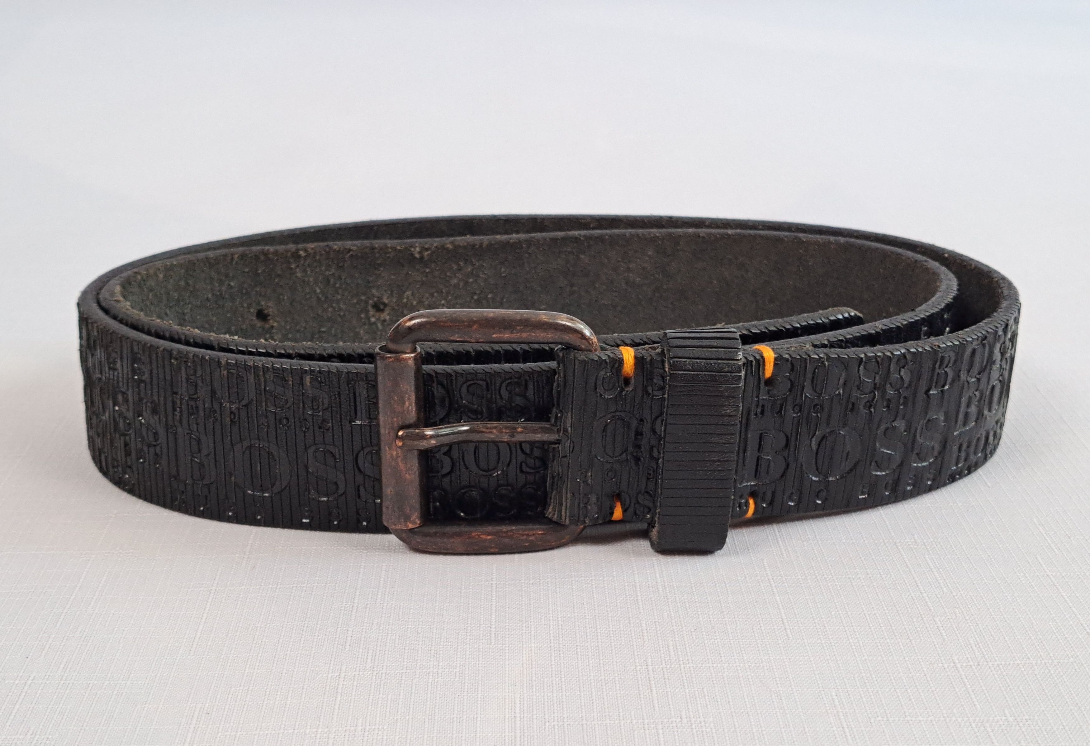 Hugo Boss HUGO BOSS calf leather belt. Handmade in Italy Size ONE SIZE - 4 Thumbnail