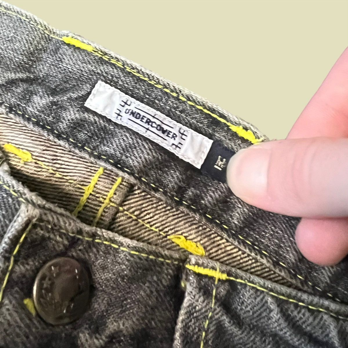 Undercover UNDERCOVER ILLUSION OF HAZE 2 PIECE DENIM SUIT - S/S02 Size 38S - 10 Thumbnail