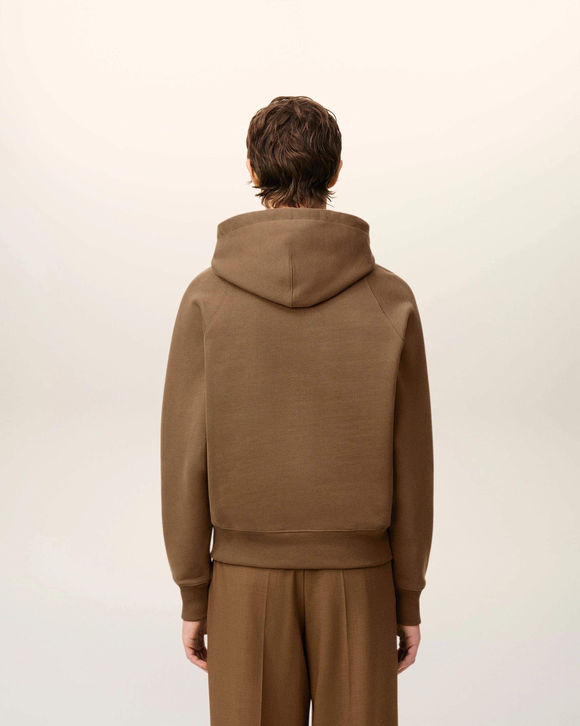 AMI os11x0226 Ami De Coeur Hoodie In Brown Size US S / EU 44-46 / 1 - 6 Thumbnail