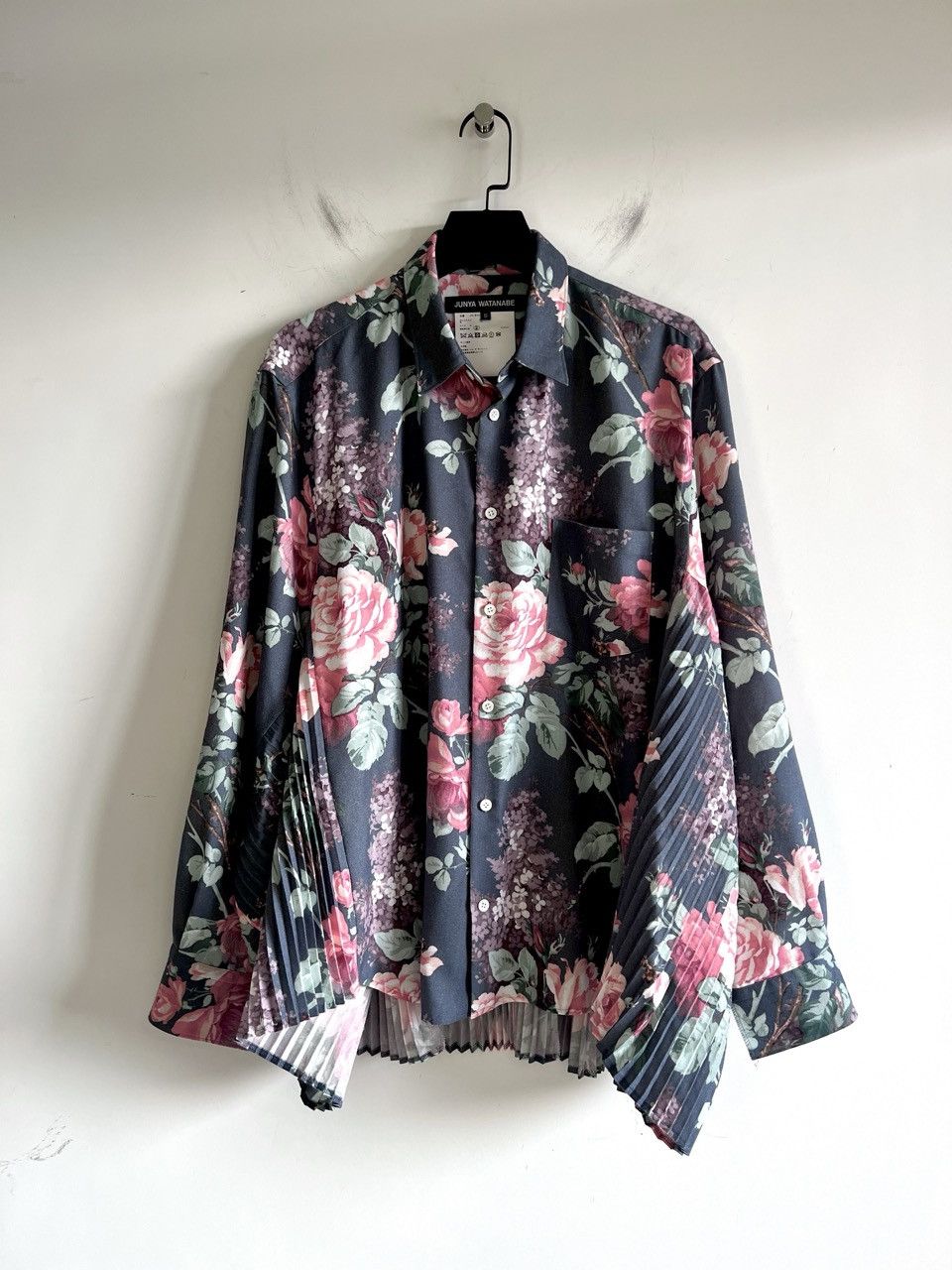 Junya Watanabe JUNYA WATANABE COMME des GARCONS Floral Print Button Blouse Size S / US 4 / IT 40 - 1 Thumbnail