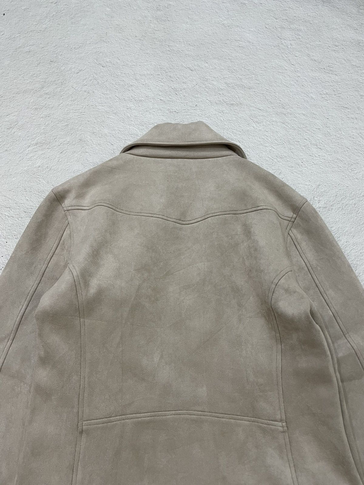 Japanese Brand 00s Japan Jacket Shearling Collar Asymmetrical Zip Vkei Y2K Size US M / EU 48-50 / 2 - 10 Thumbnail