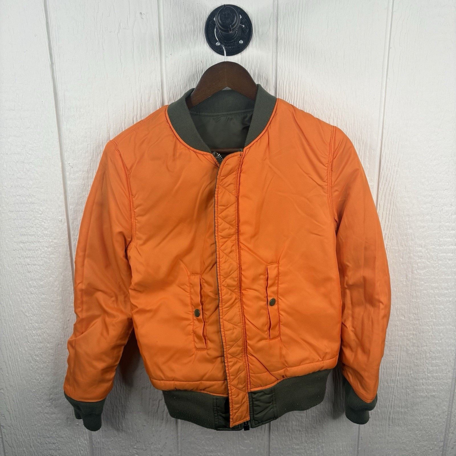 Alpha Industries Alpha Industries Bomber Jacket Mens Small Green USAF Size US S / EU 44-46 / 1 - 3 Thumbnail