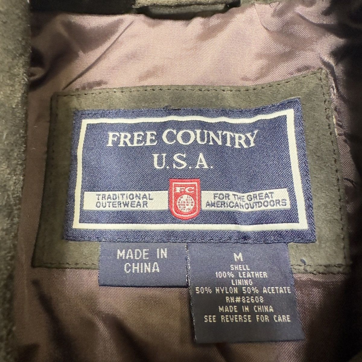 Free Country × Vintage Vintage suede jacket Size US M / EU 48-50 / 2 - 4 Thumbnail
