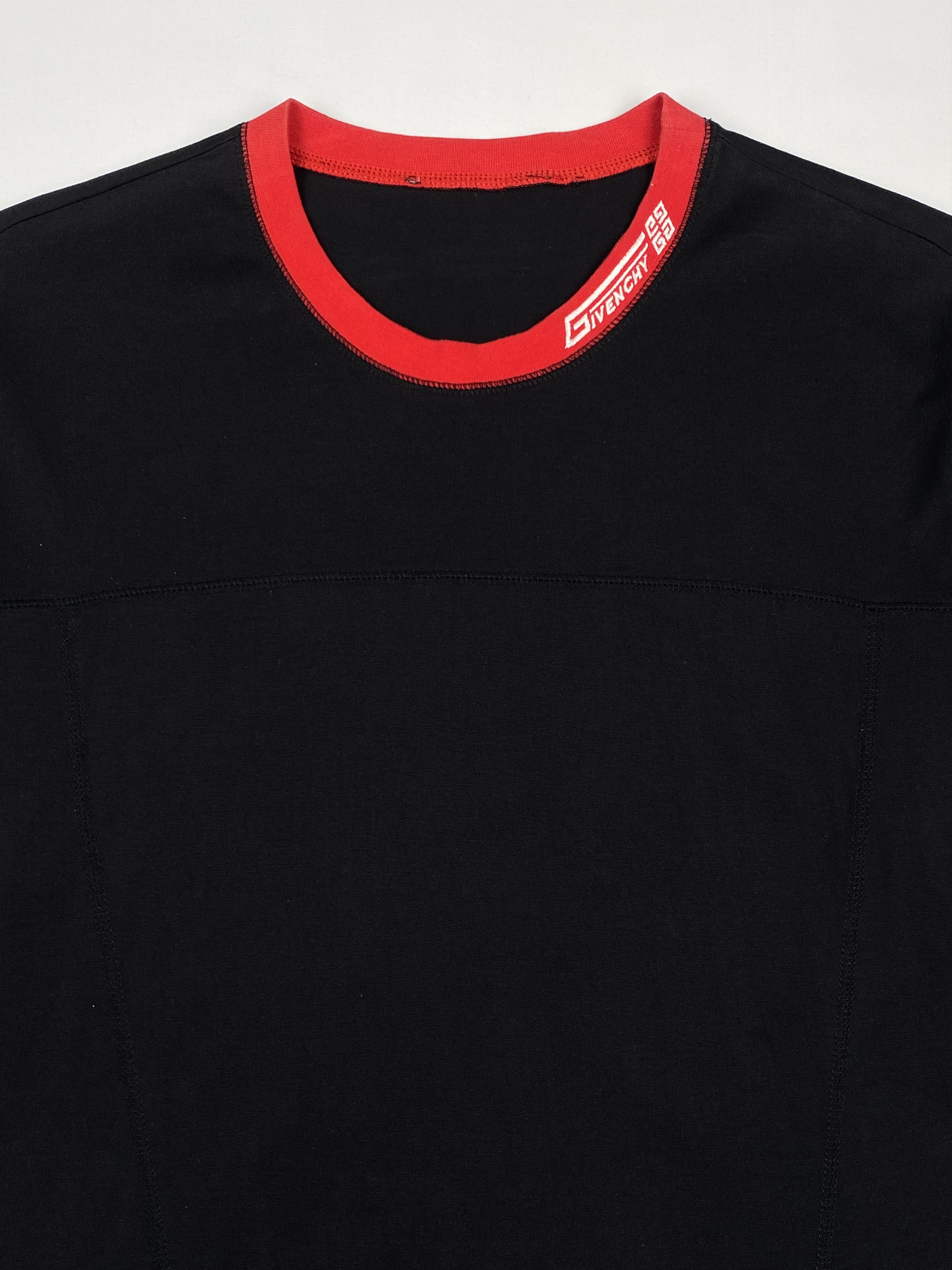 Givenchy Contrast Collar Neck Logo T-Shirt Size US M / EU 48-50 / 2 - 3 Thumbnail
