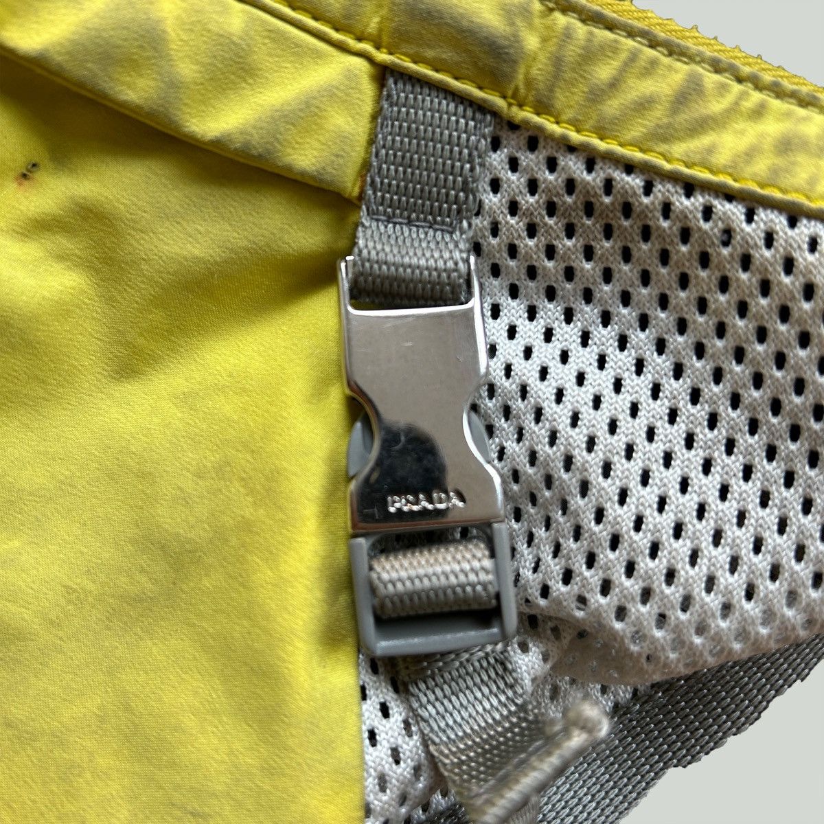 Prada Prada Sport 2001 Yellow Hiking Bag Size ONE SIZE - 2 Thumbnail