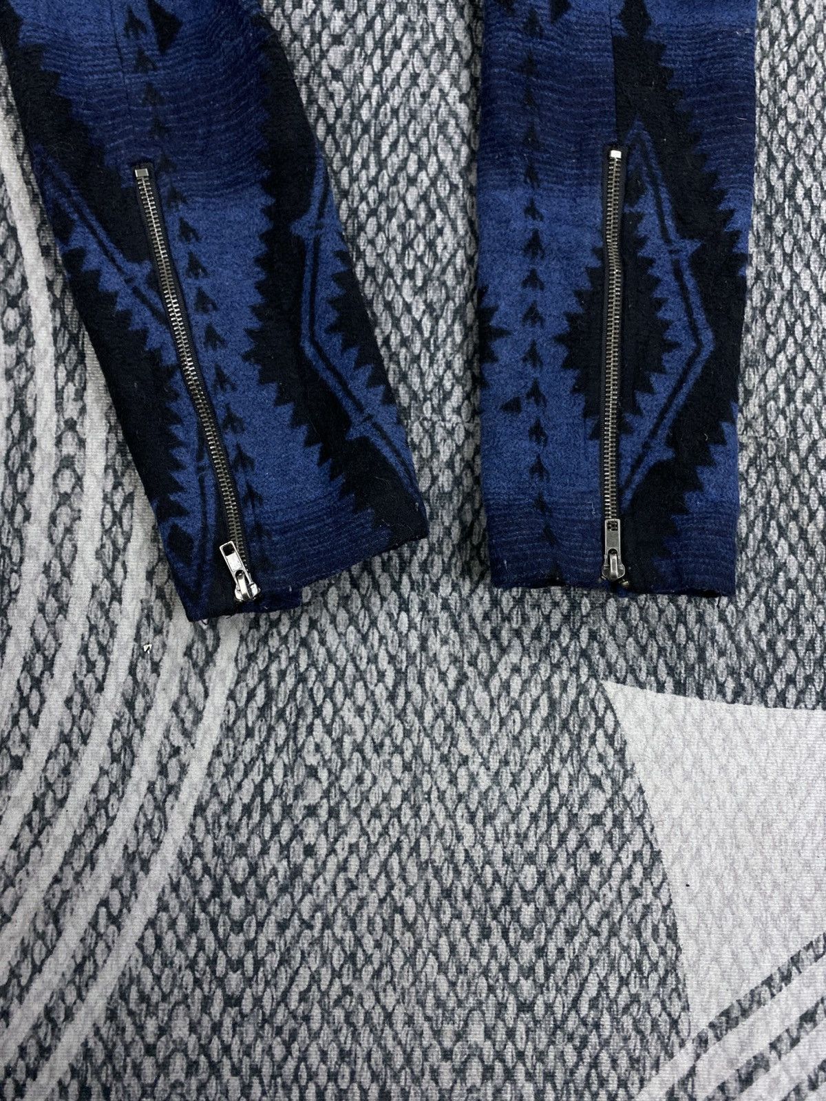Japanese Brand Vtg BB Dakota Aztex Wool Blend Faux Fur Trim Hooded Jacket Size US S / EU 44-46 / 1 - 9 Thumbnail