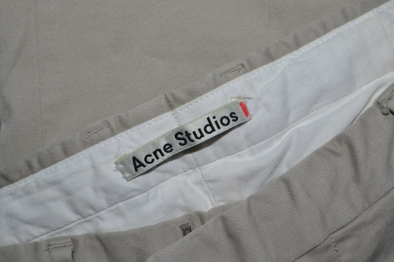 Acne Studios Acne Studios Max Twill Chino Cropped Trouser Jogger Pants Size US 34 / EU 50 - 6 Thumbnail