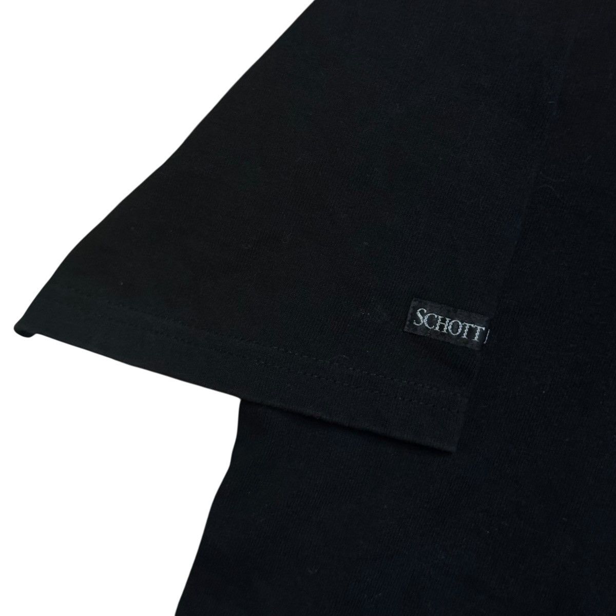 Schott Schott Bros New York Leather Pocket Tee Shirt Size US XL / EU 56 / 4 - 5 Thumbnail