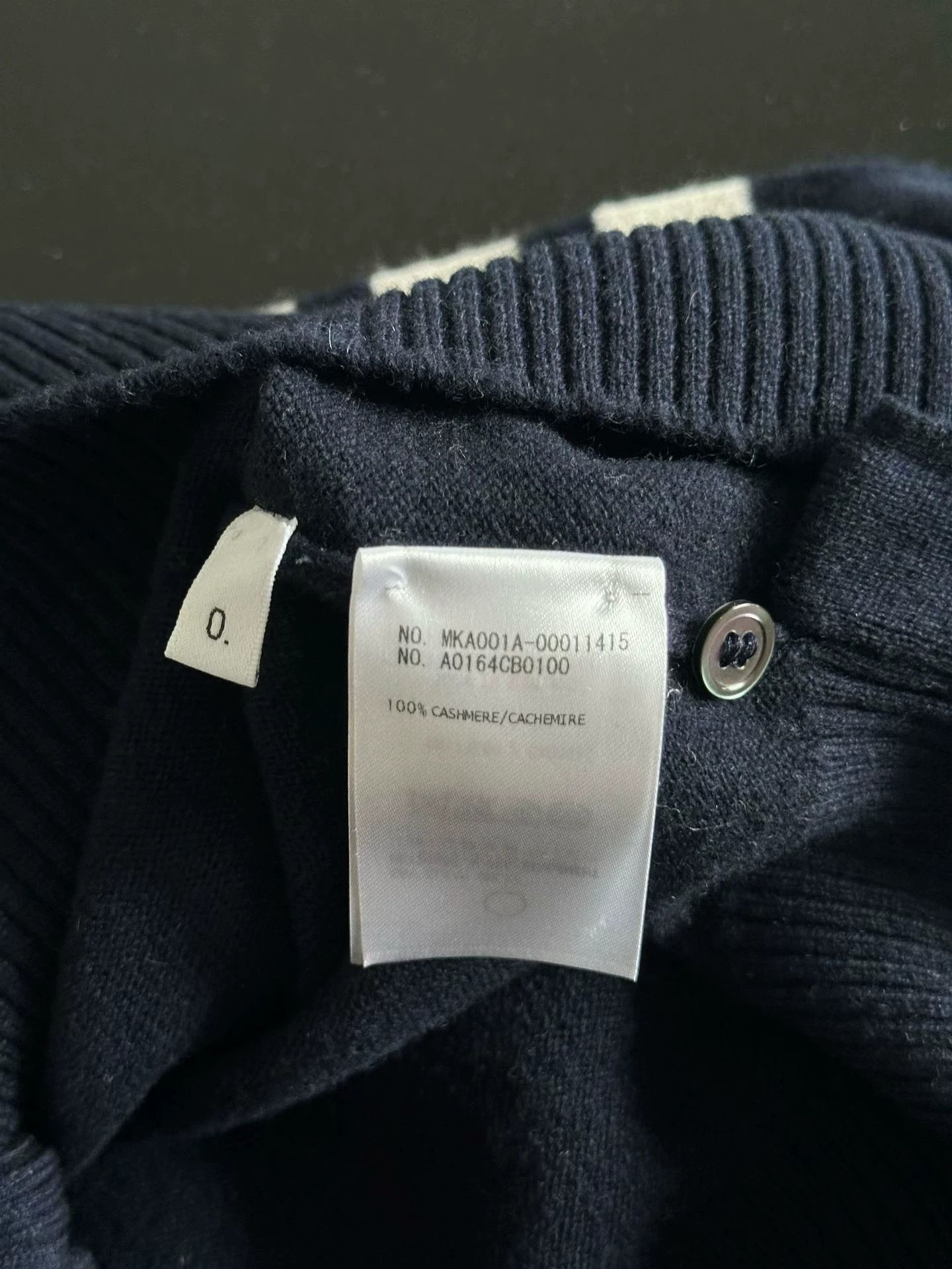 Thom Browne Thom Browne Blue Cashmere Sweater Women's 0 Size XS / US 0-2 / IT 36-38 - 4 Thumbnail