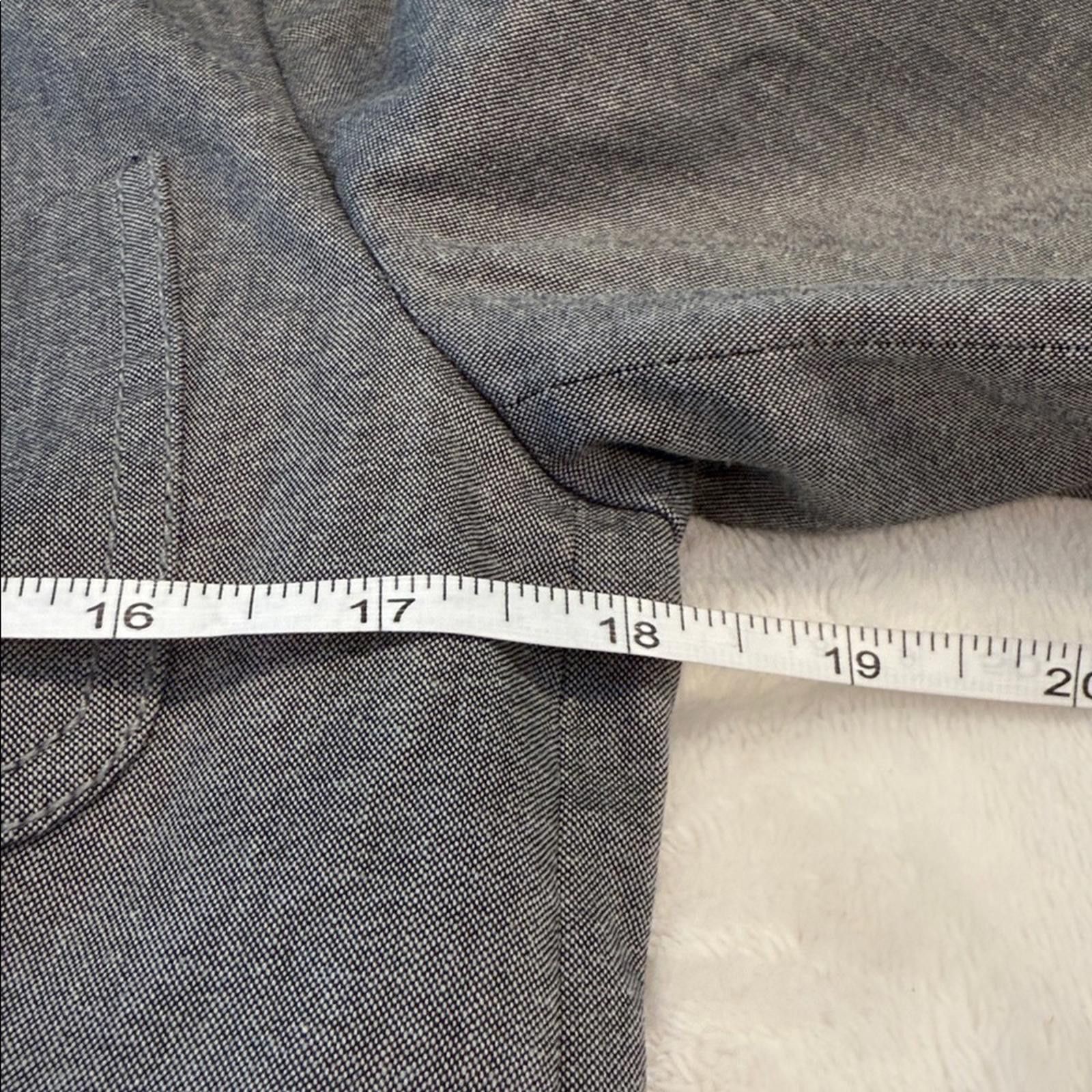 J.Crew J. Crew Classic Grey Blazer V Neck pockets lined button SZ 2 Size XS / US 0-2 / IT 36-38 - 10 Thumbnail