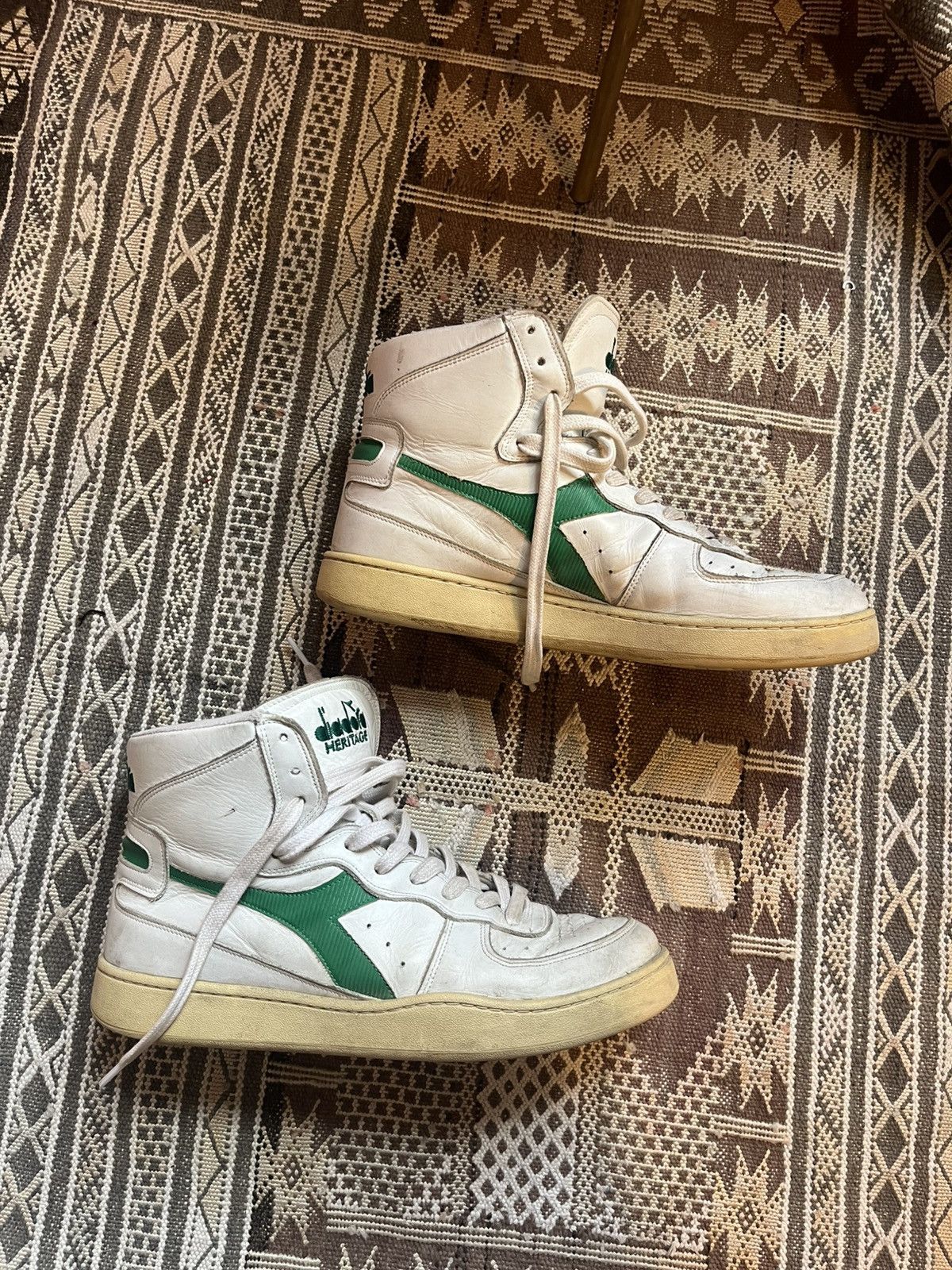 Diadora Basket mi vintage sz.9.5/43 Size US 9.5 / EU 42-43 - 2 Thumbnail