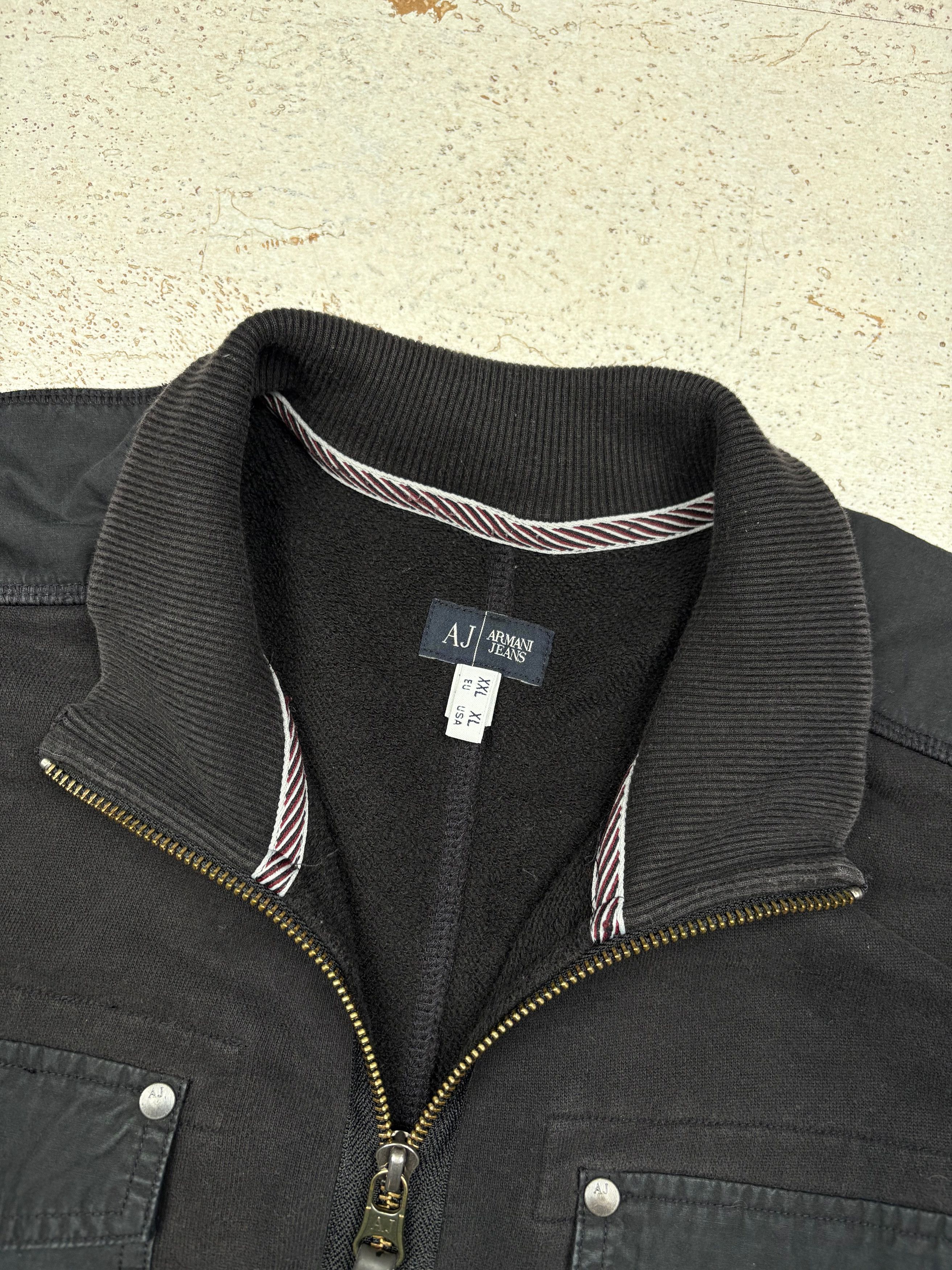 Armani Armani Jeans Zip Up Jumper (XL) Size US XL / EU 56 / 4 - 5 Thumbnail