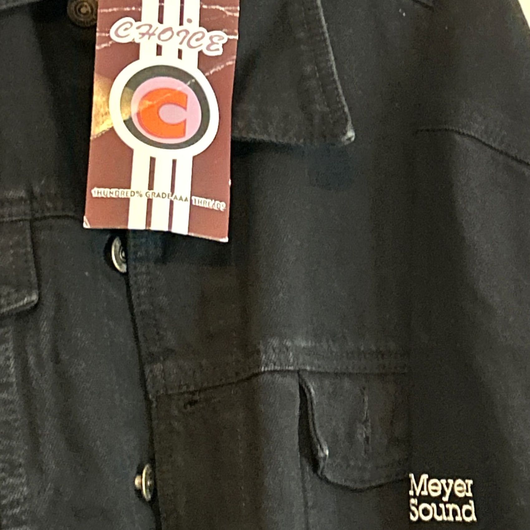 Denime VINTAGE John Meyer A sonic Love Story Black Embroidery Denim Jacket XL Rare Mens Size XL / US 12-14 / IT 48-50 - 6 Thumbnail