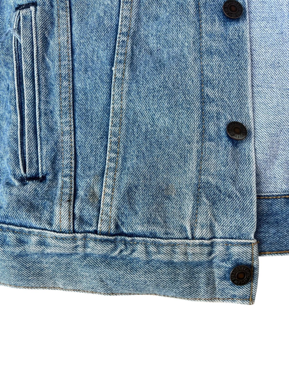 Levi's Vintage 80s Levi’s 70506 Distress Fade Denim Trucker Jacket Size US L / EU 52-54 / 3 - 13 Thumbnail