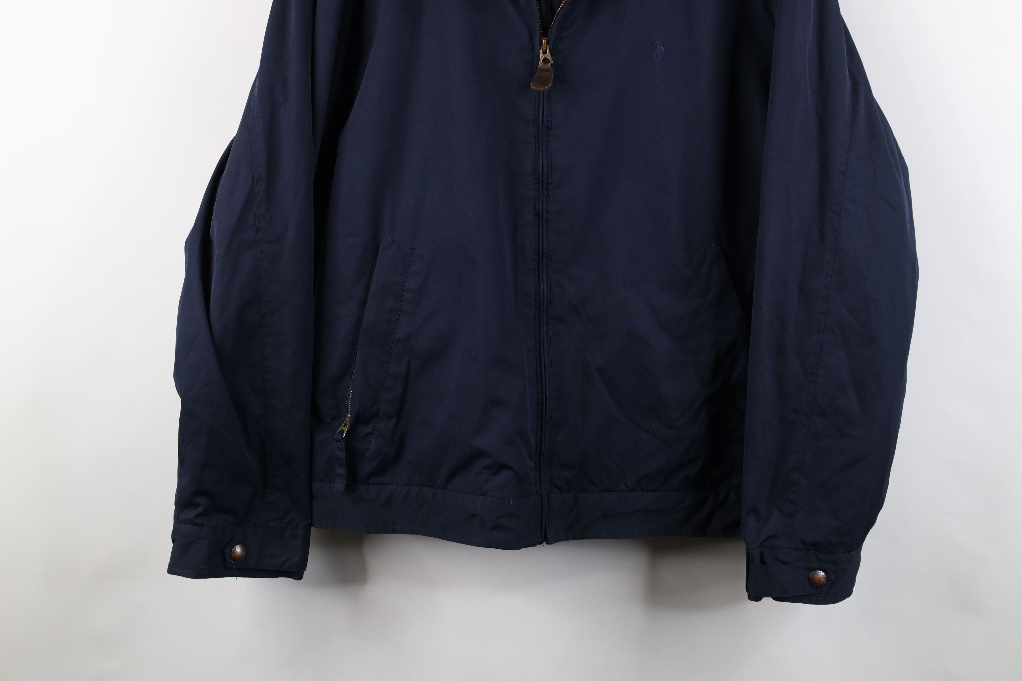 Ralph Lauren × Vintage Vintage 90s Ralph Lauren Lined Hooded Windbreaker Jacket Size US L / EU 52-54 / 3 - 3 Thumbnail