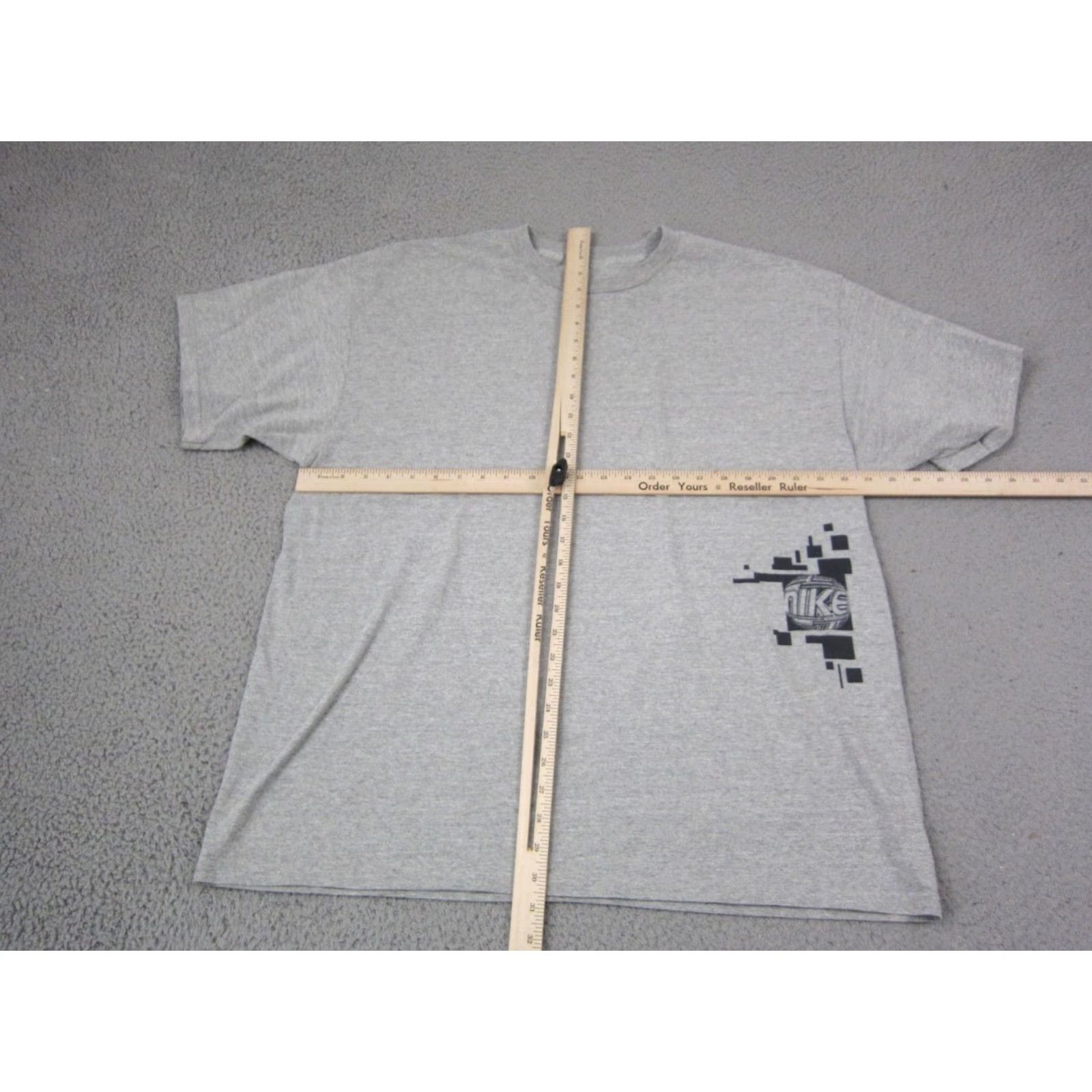 Nike VINTAGE Nike Shirt Mens XL Gray Athletic Running Training Active Y2K 90s USA Sports Nike Shirt XL Mens Gray Size US XL / EU 56 / 4 - 3 Thumbnail