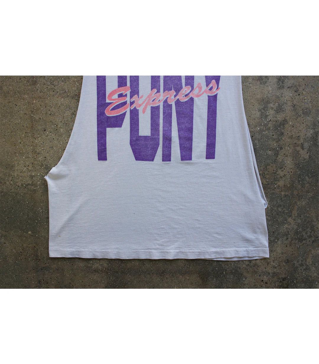 Vintage 80's Vintage Pony Express Sleeveless T-Shirt Size US XL / EU 56 / 4 - 9 Thumbnail