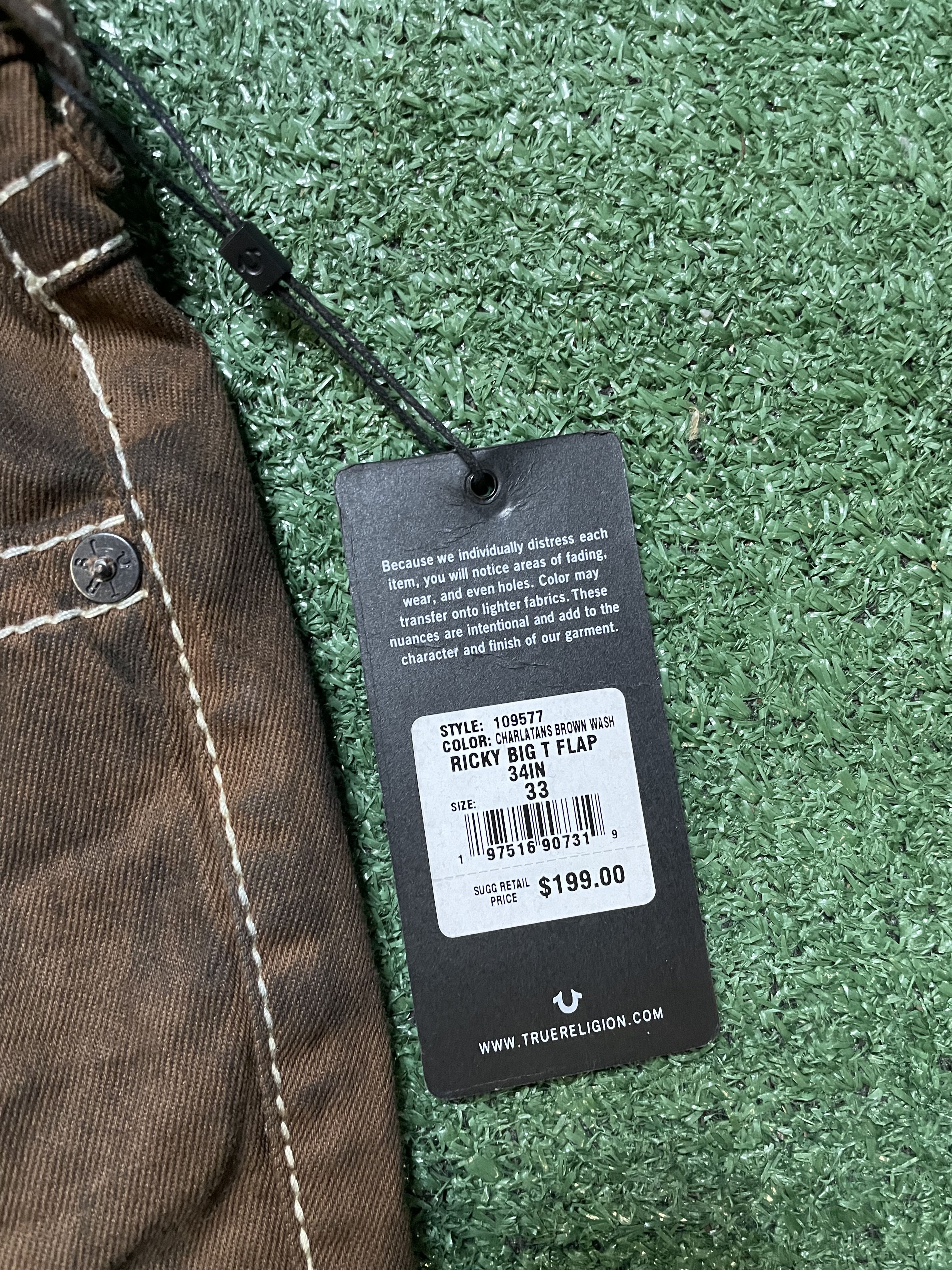 True Religion True Religion brown wash Ricky jeans Size US 34 / EU 50 - 5 Thumbnail
