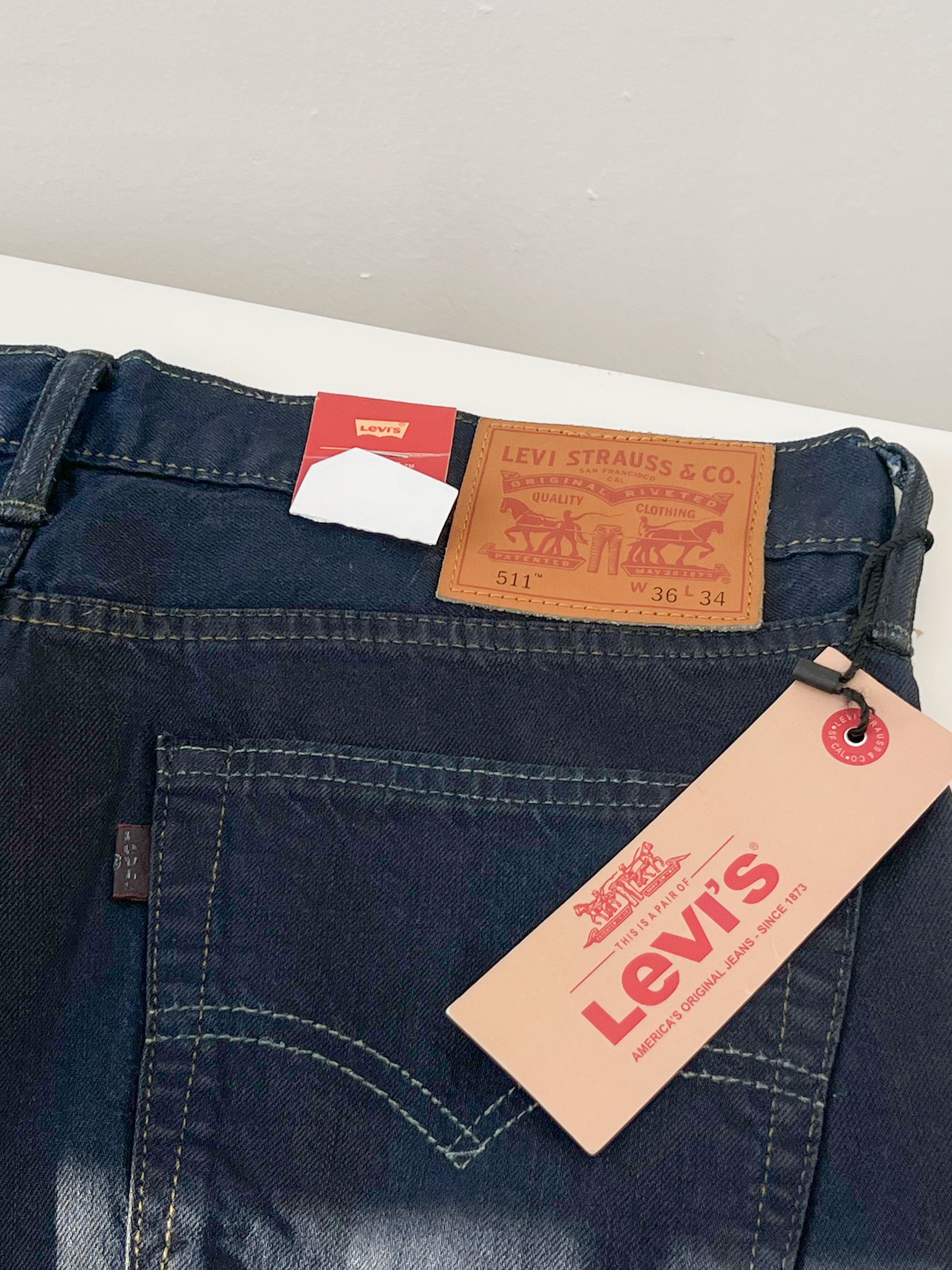 Jean × Levi's LEVIS 511 selvedge jeans pants Size US 36 / EU 52 - 4 Thumbnail