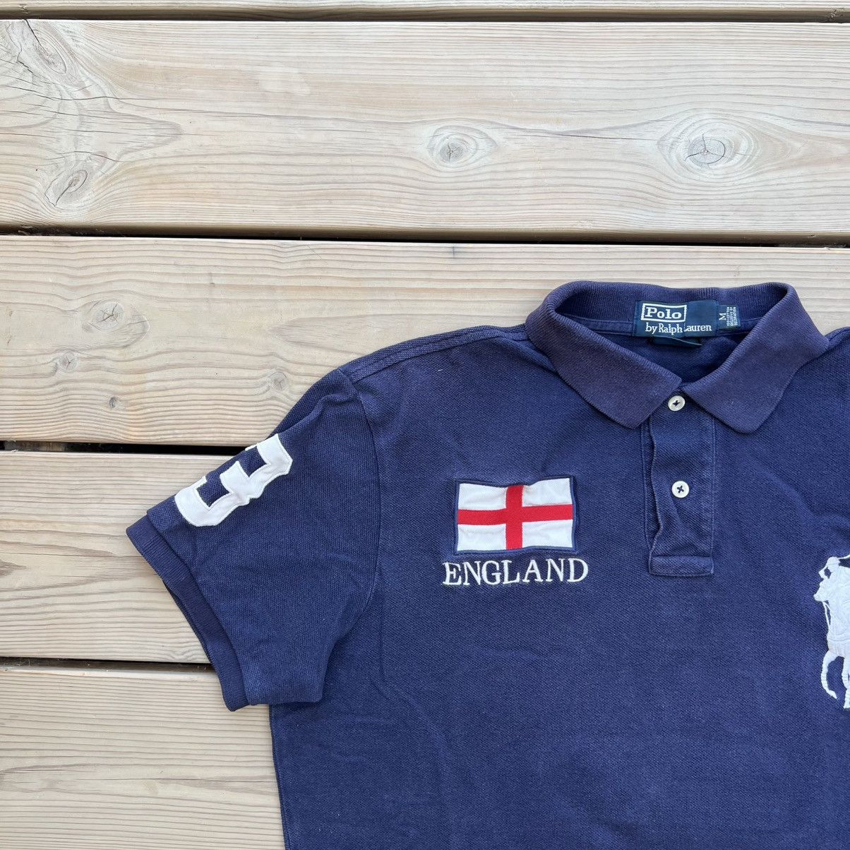 Polo Ralph Lauren Polo Ralph Lauren Rare VTG 00s England Chief Keef Big Pony Size US M / EU 48-50 / 2 - 4 Thumbnail