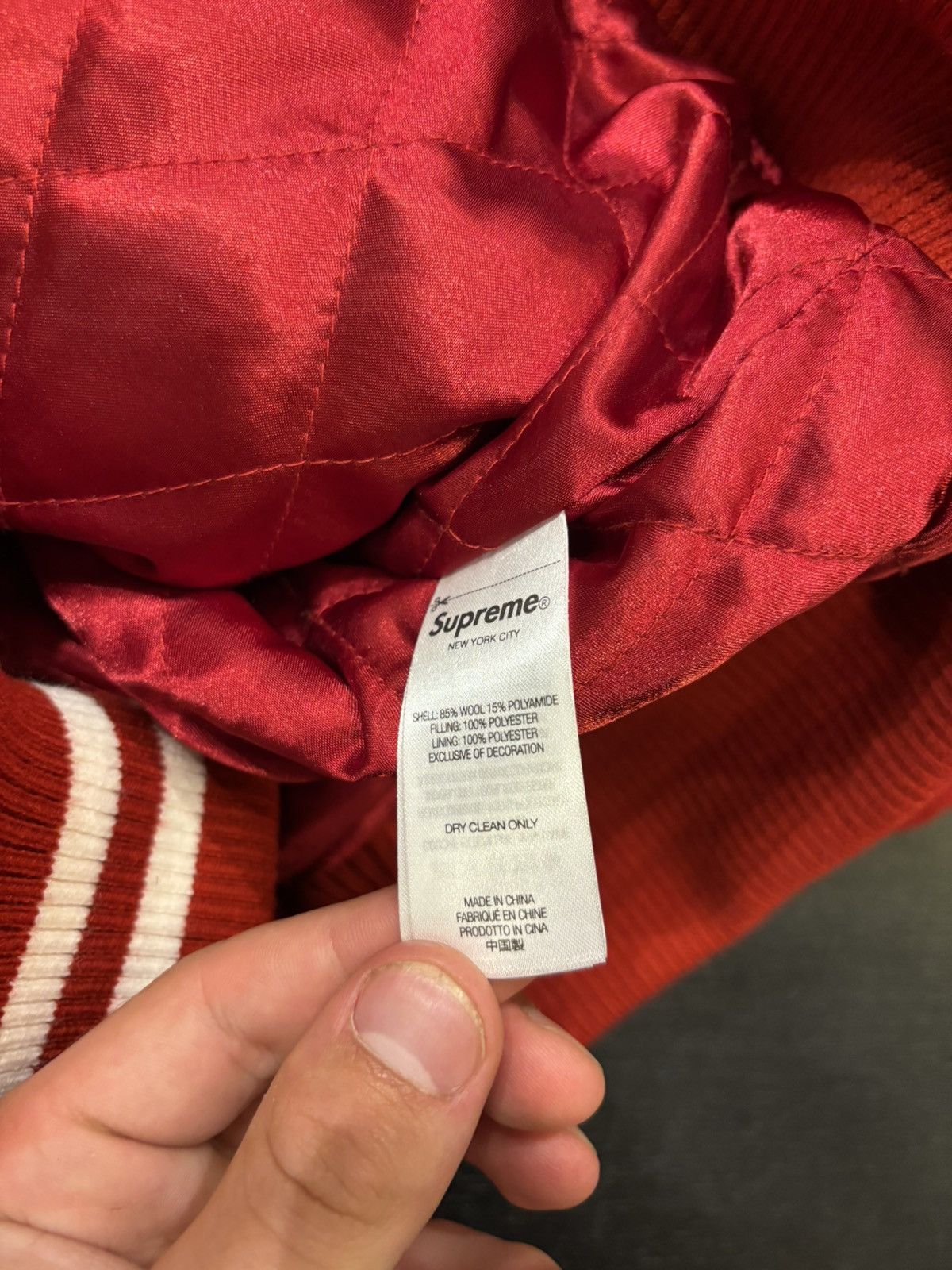 Supreme Supreme Veritas Varsity Jacket Size US XL / EU 56 / 4 - 5 Thumbnail