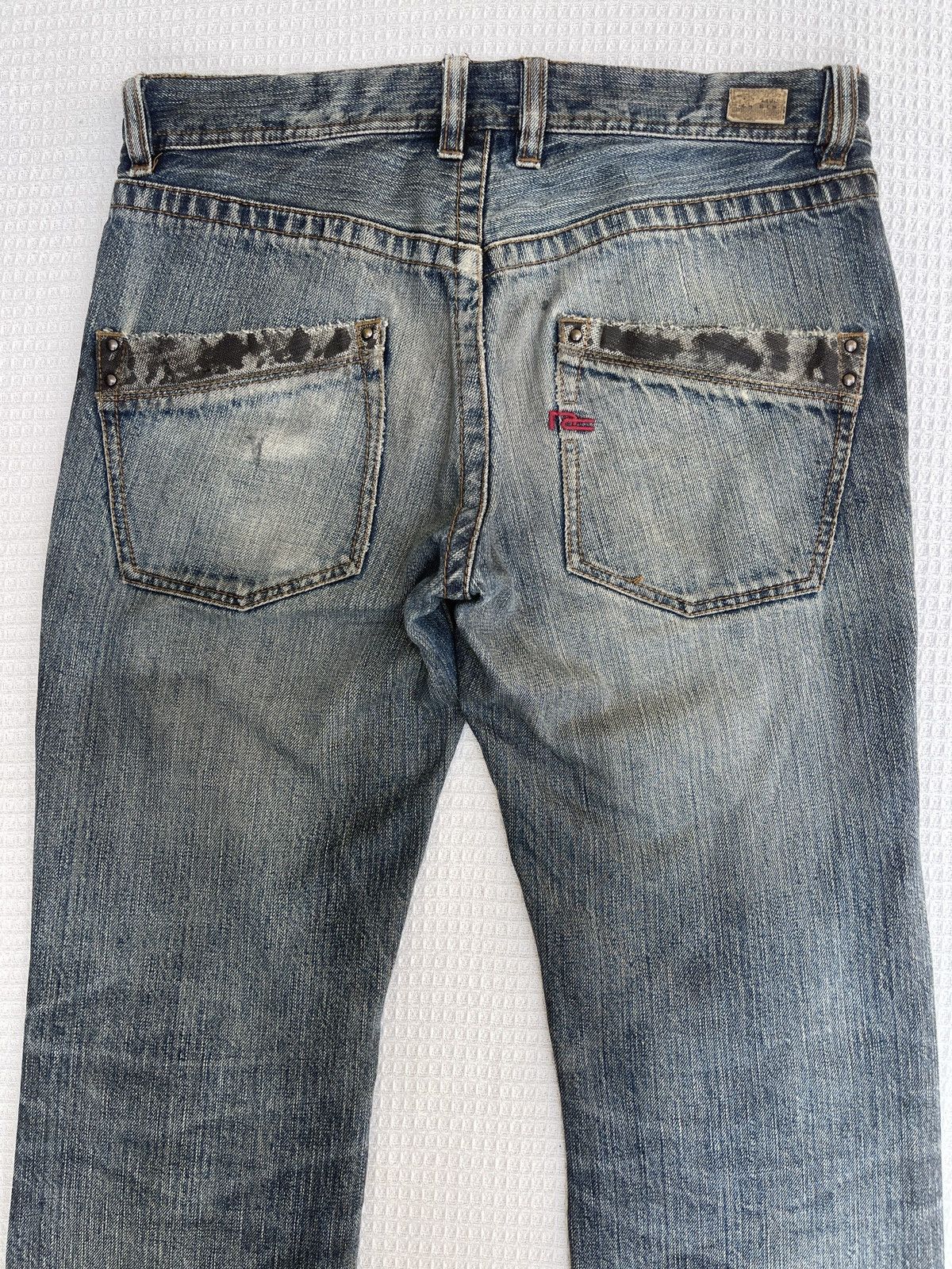 Nicole Club Last Drop🔥Rare🔥Nicole Club For Men Bootcut Distressed Jeans Size US 32 / EU 48 - 5 Thumbnail